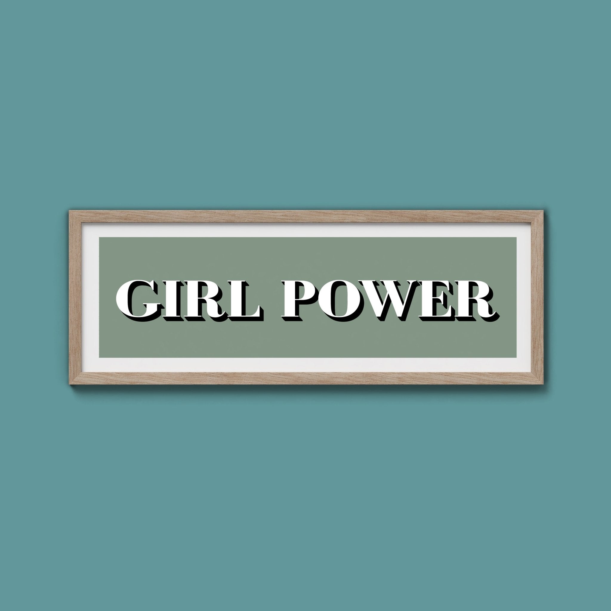 Girl Power Print - Above The Door