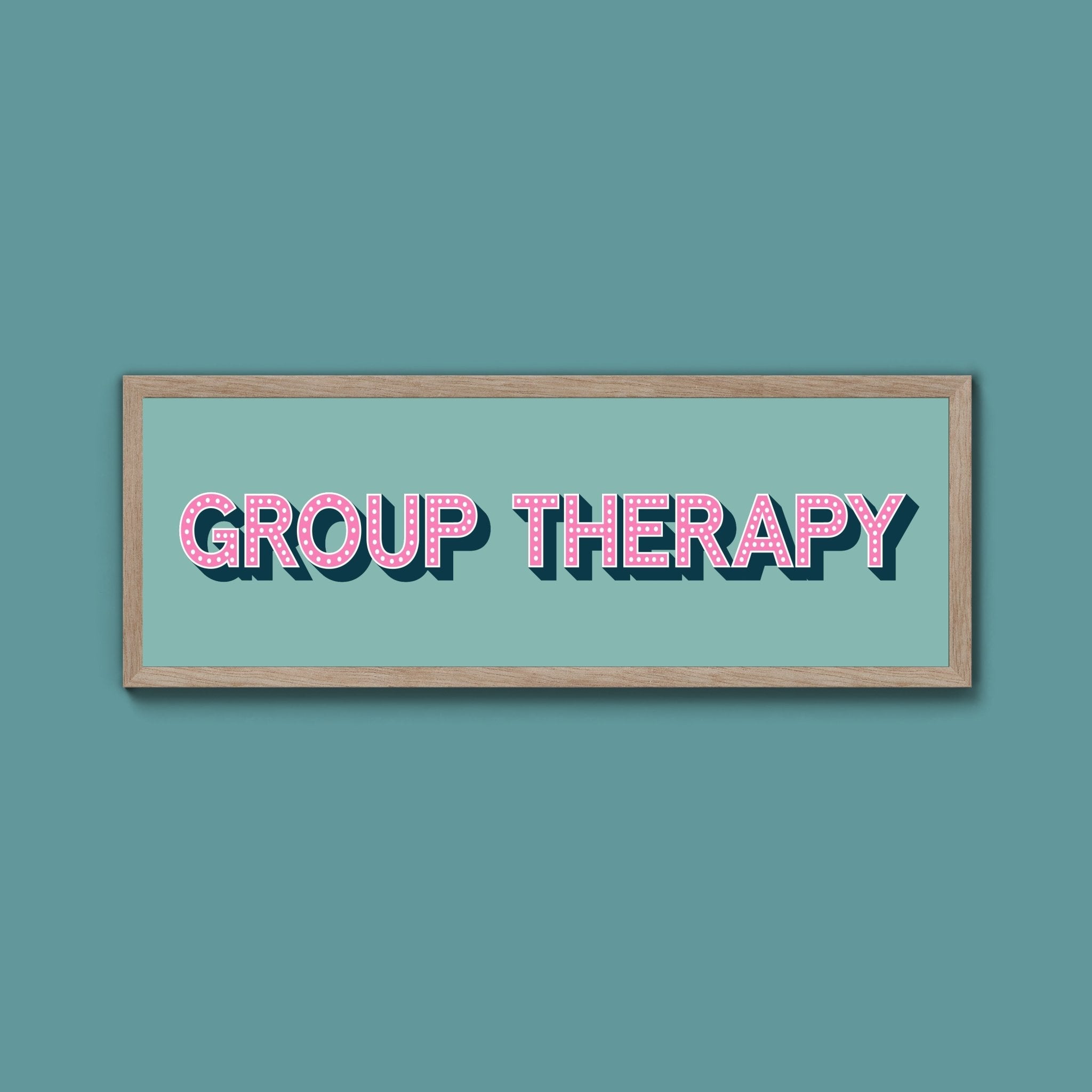 Group Therapy Framed Print (New Style) - Above The Door