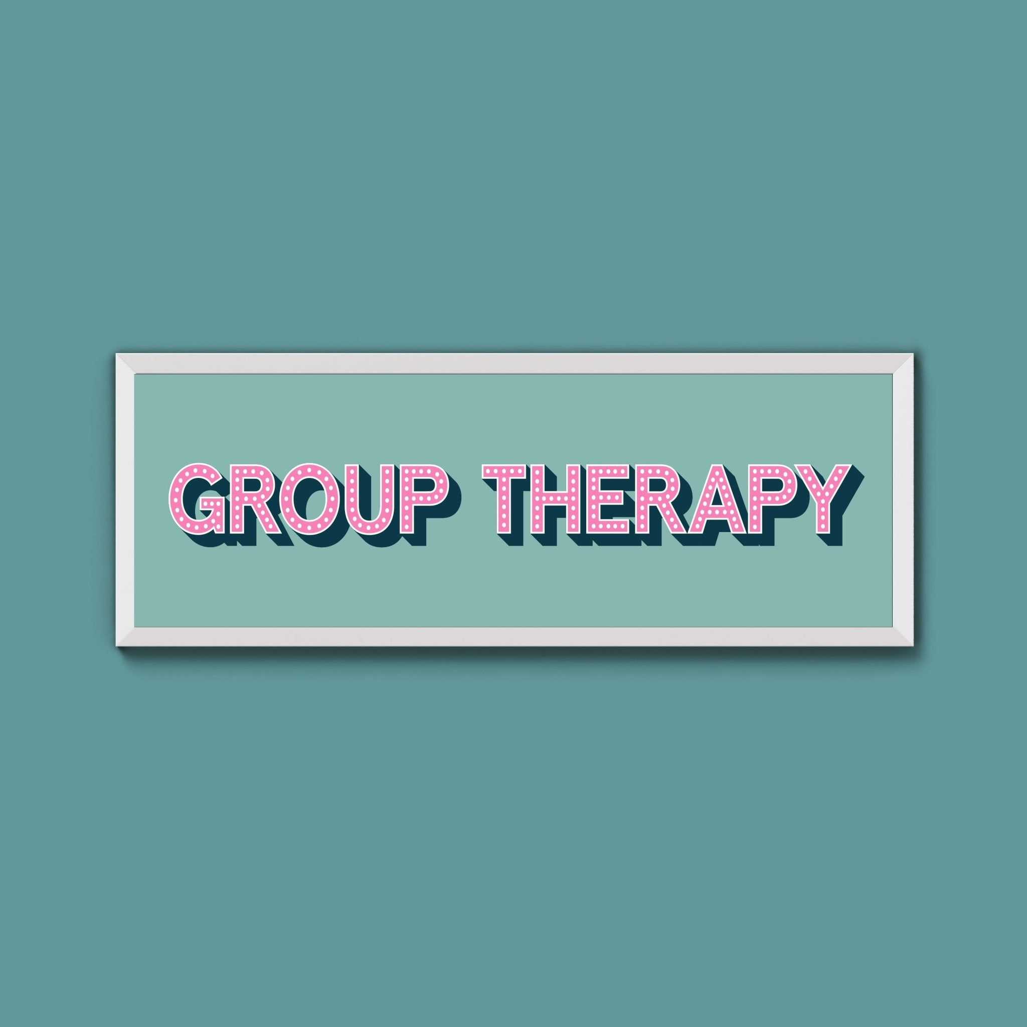 Group Therapy Framed Print (New Style) - Above The Door
