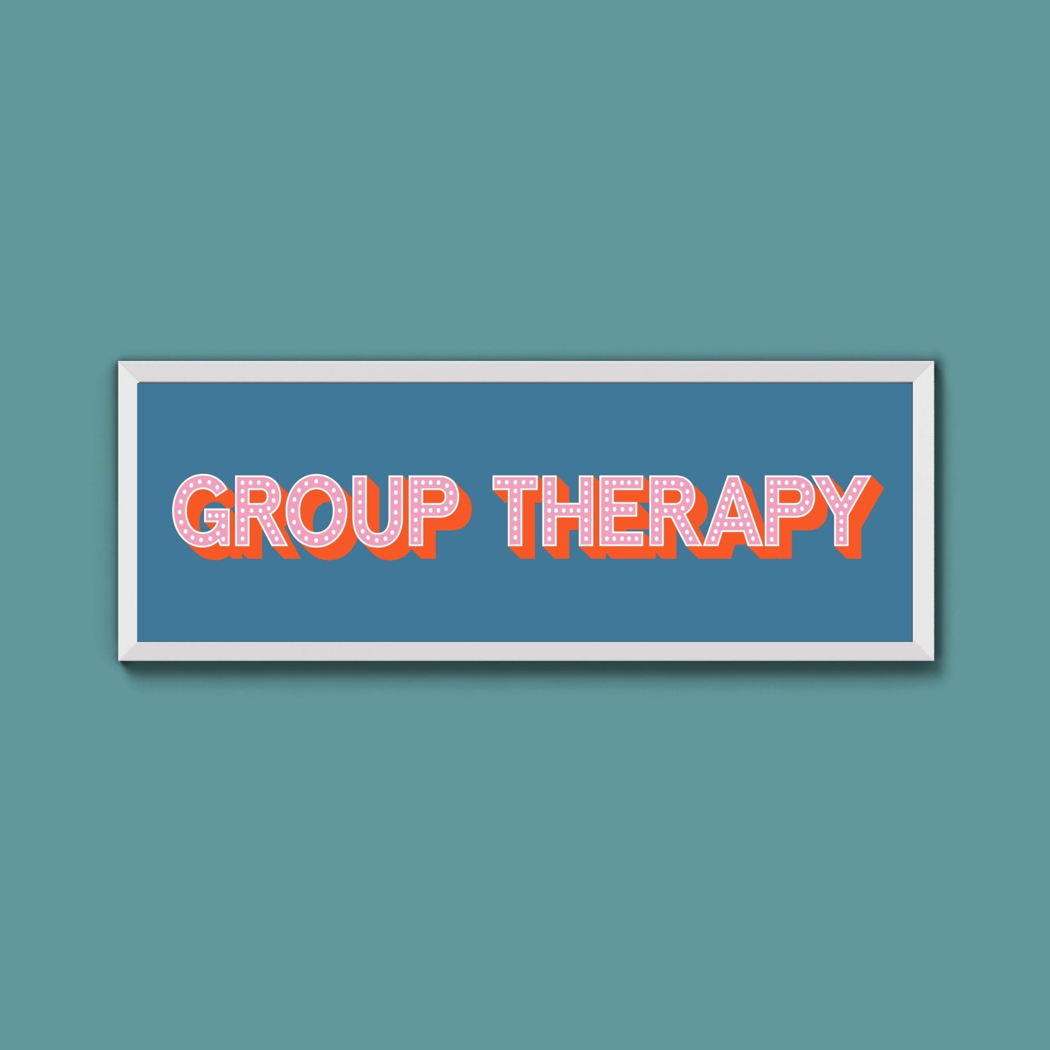 Group Therapy Framed Print (New Style) - Above The Door