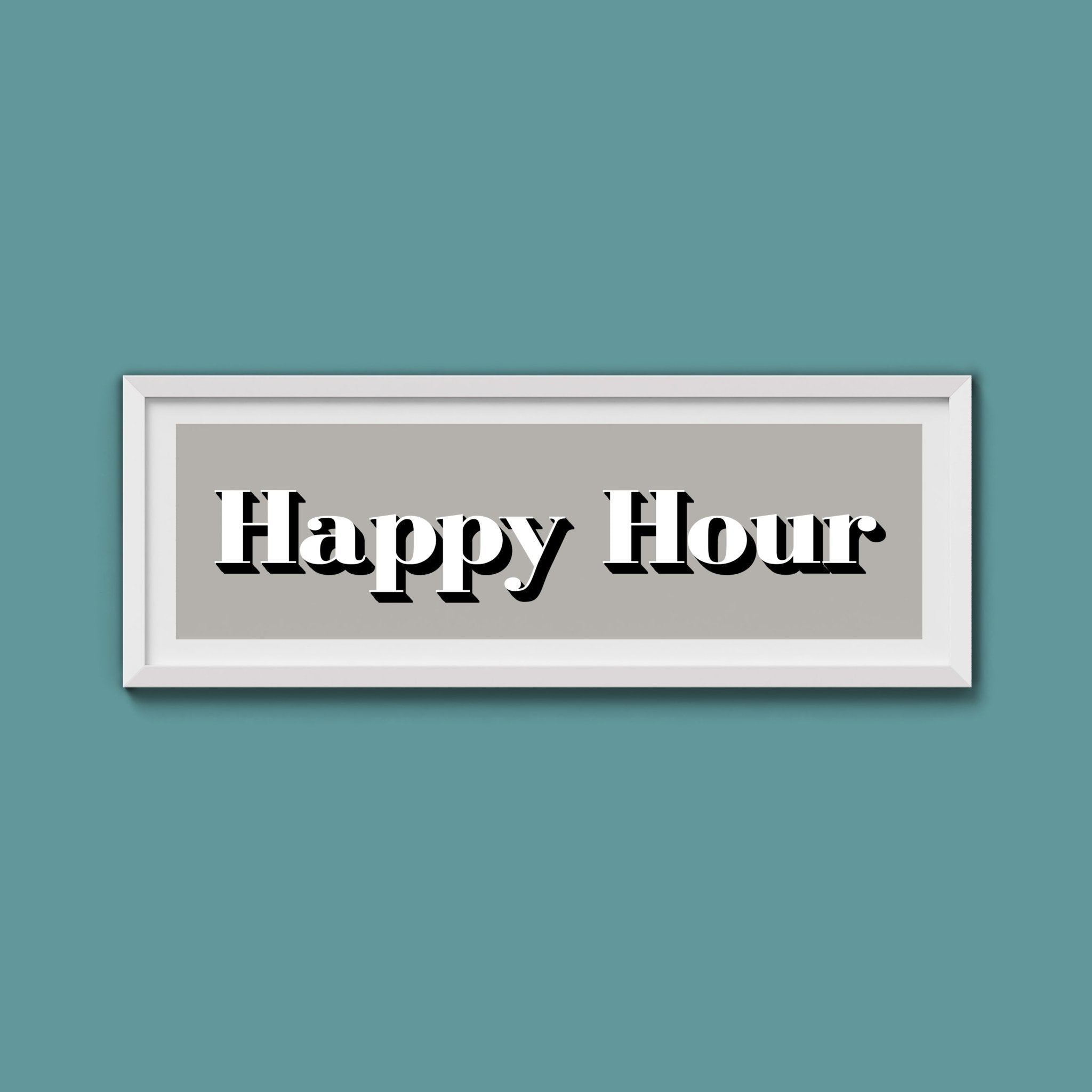 Happy Hour Print - Above The Door