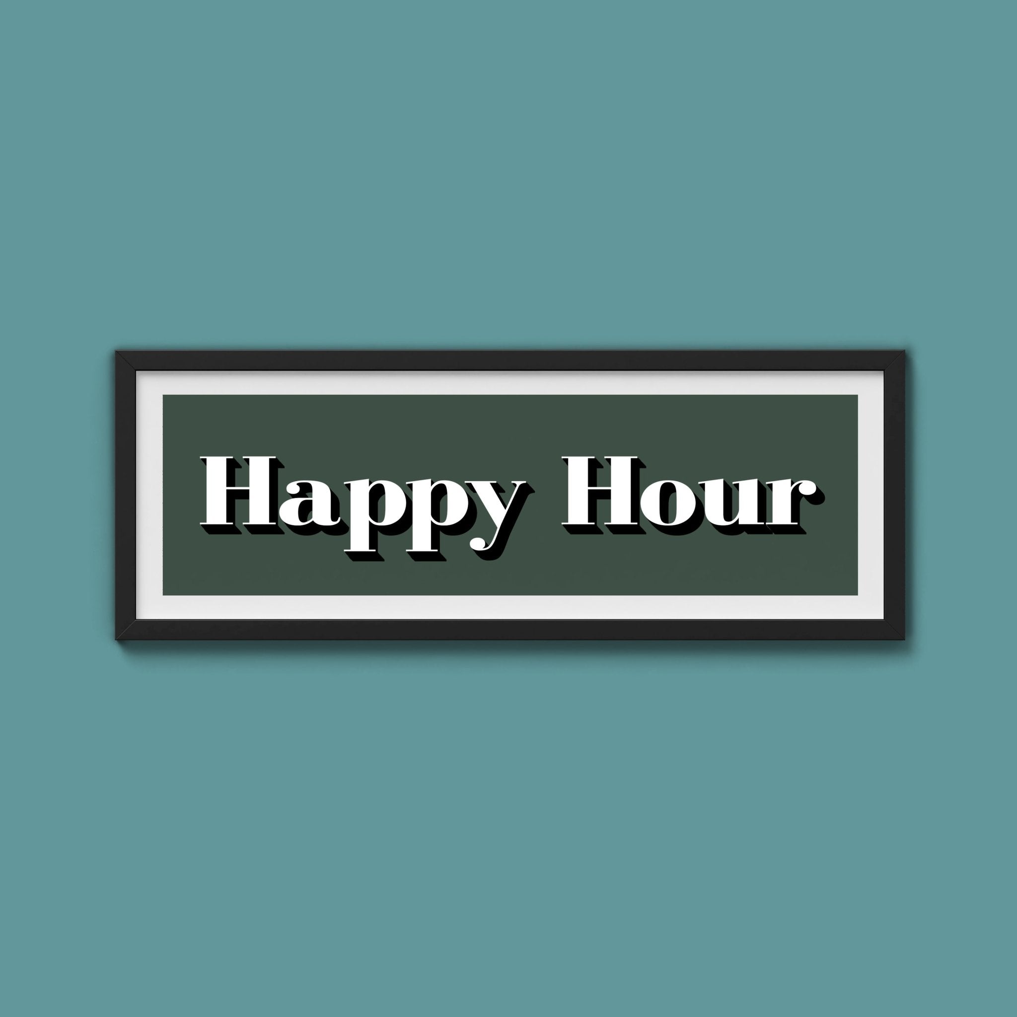 Happy Hour Print - Above The Door
