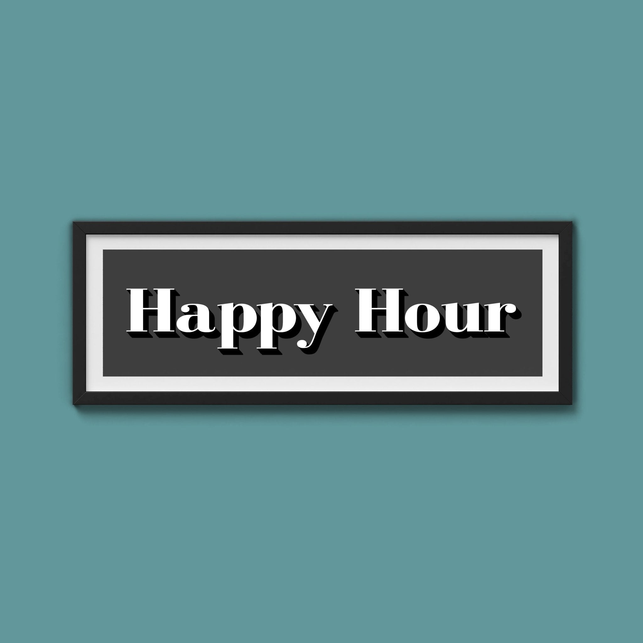 Happy Hour Print - Above The Door