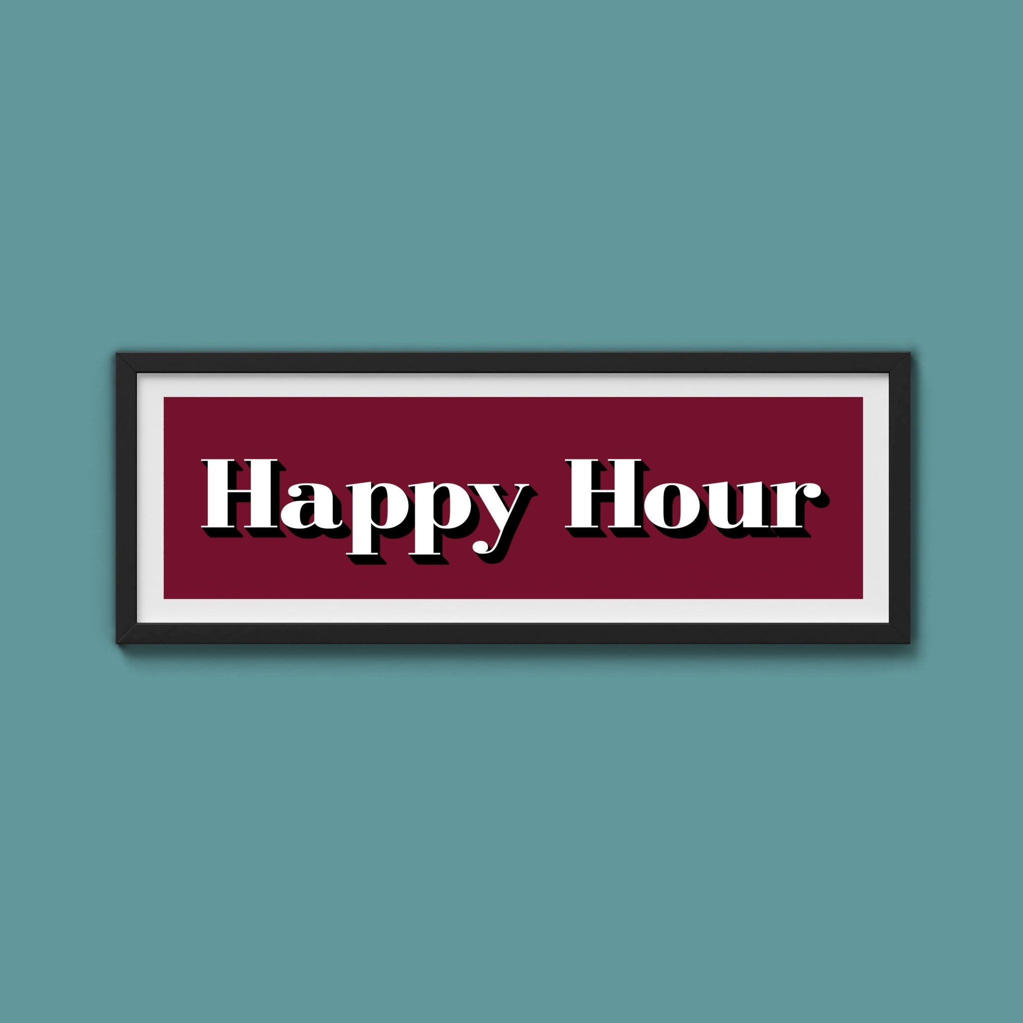 Happy Hour Print - Above The Door