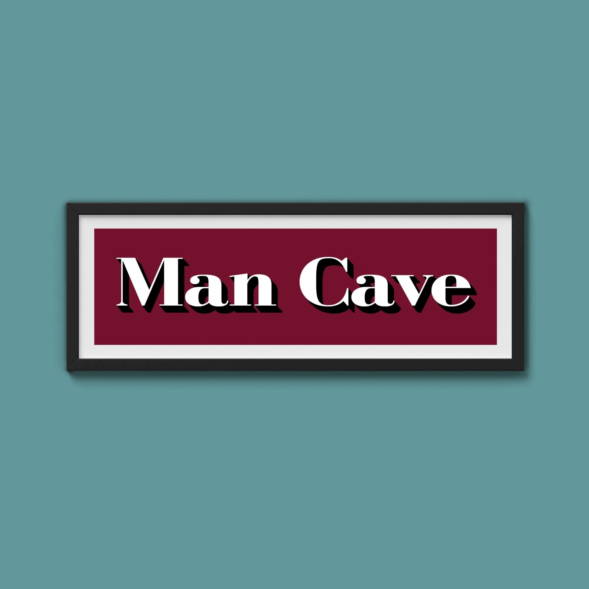 Man Cave Print - Above The Door