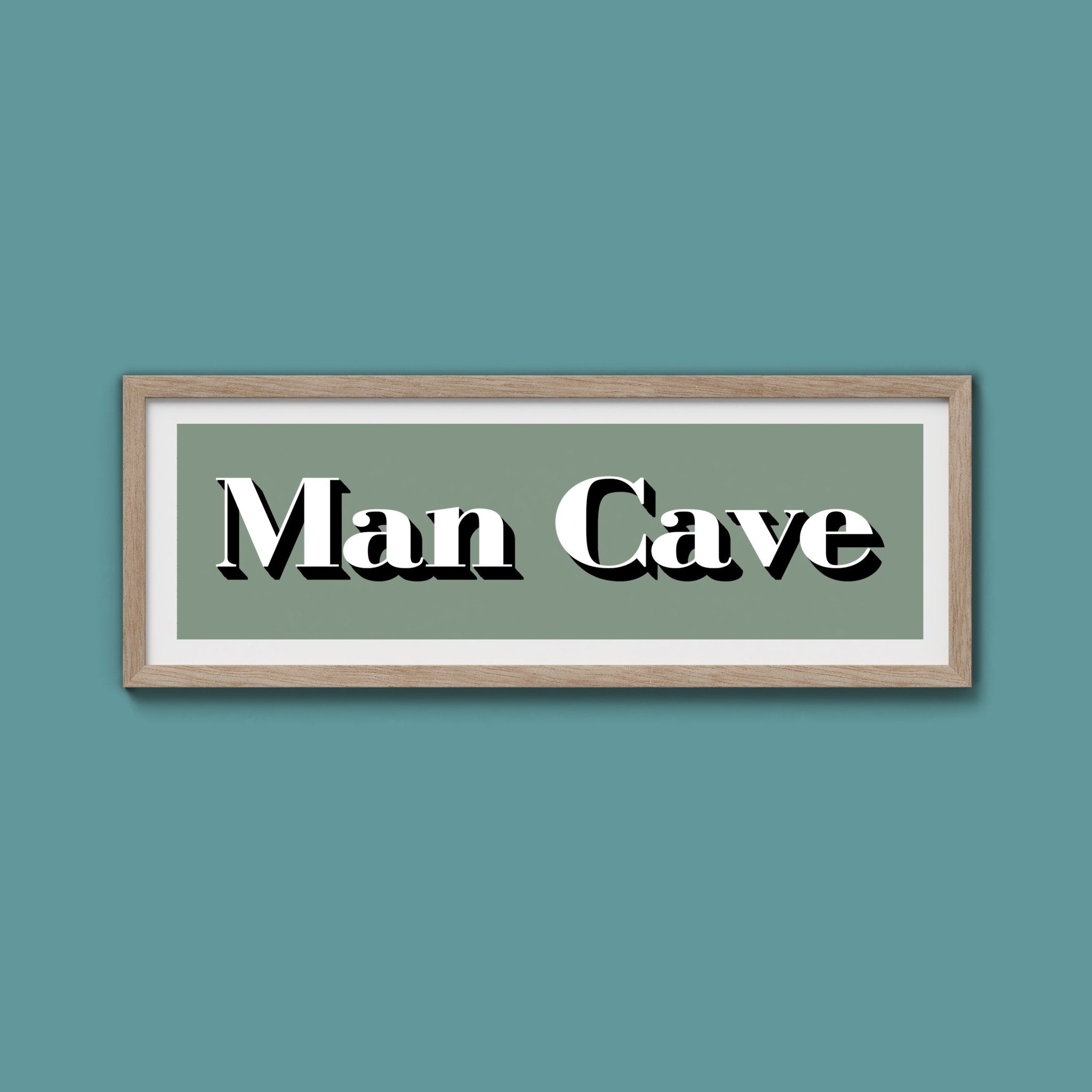 Man Cave Print - Above The Door