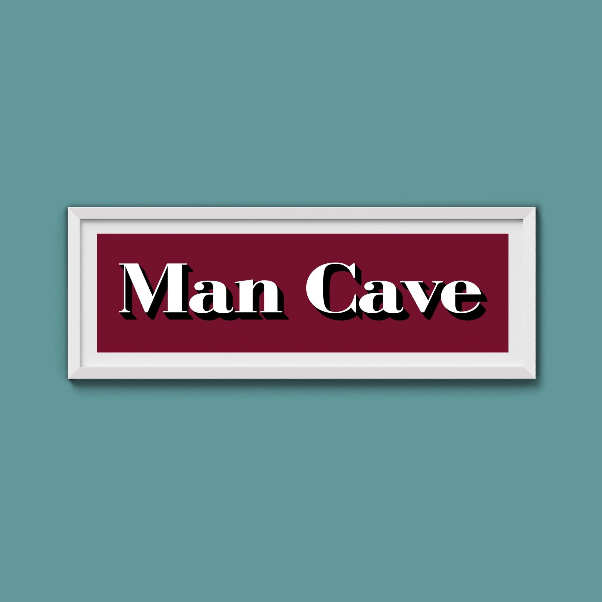 Man Cave Print - Above The Door