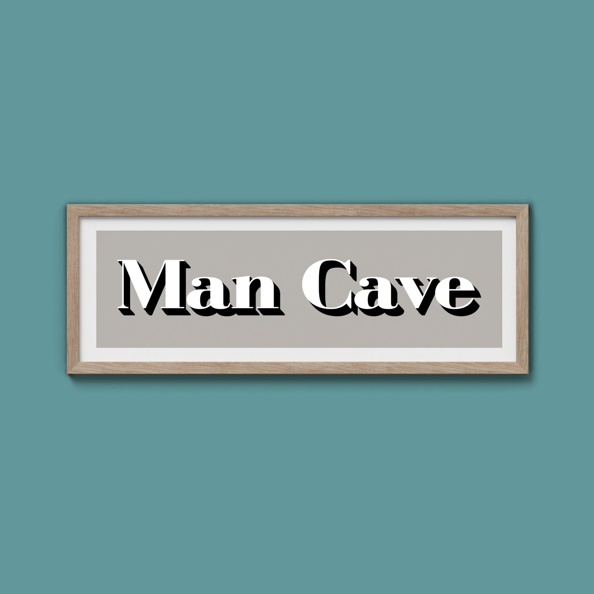 Man Cave Print - Above The Door