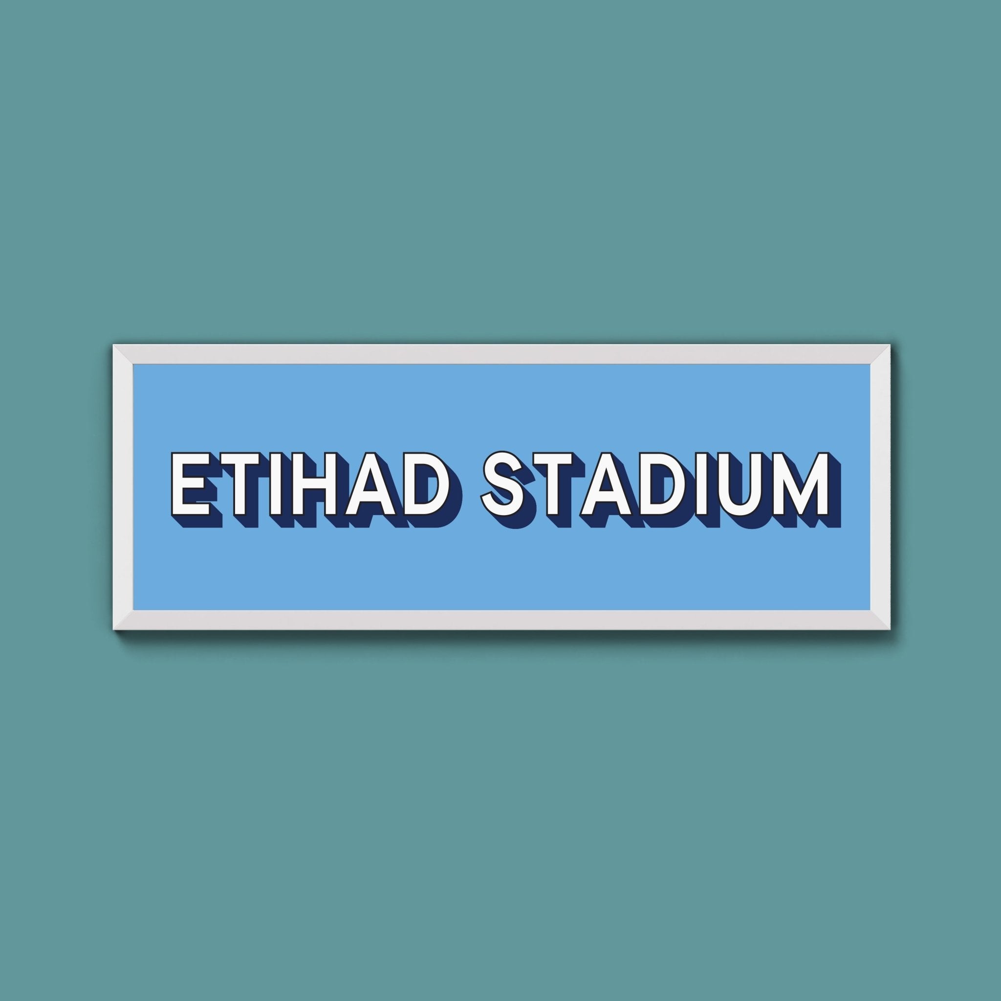 Manchester City FC Framed Print (New Style) - Above The Door