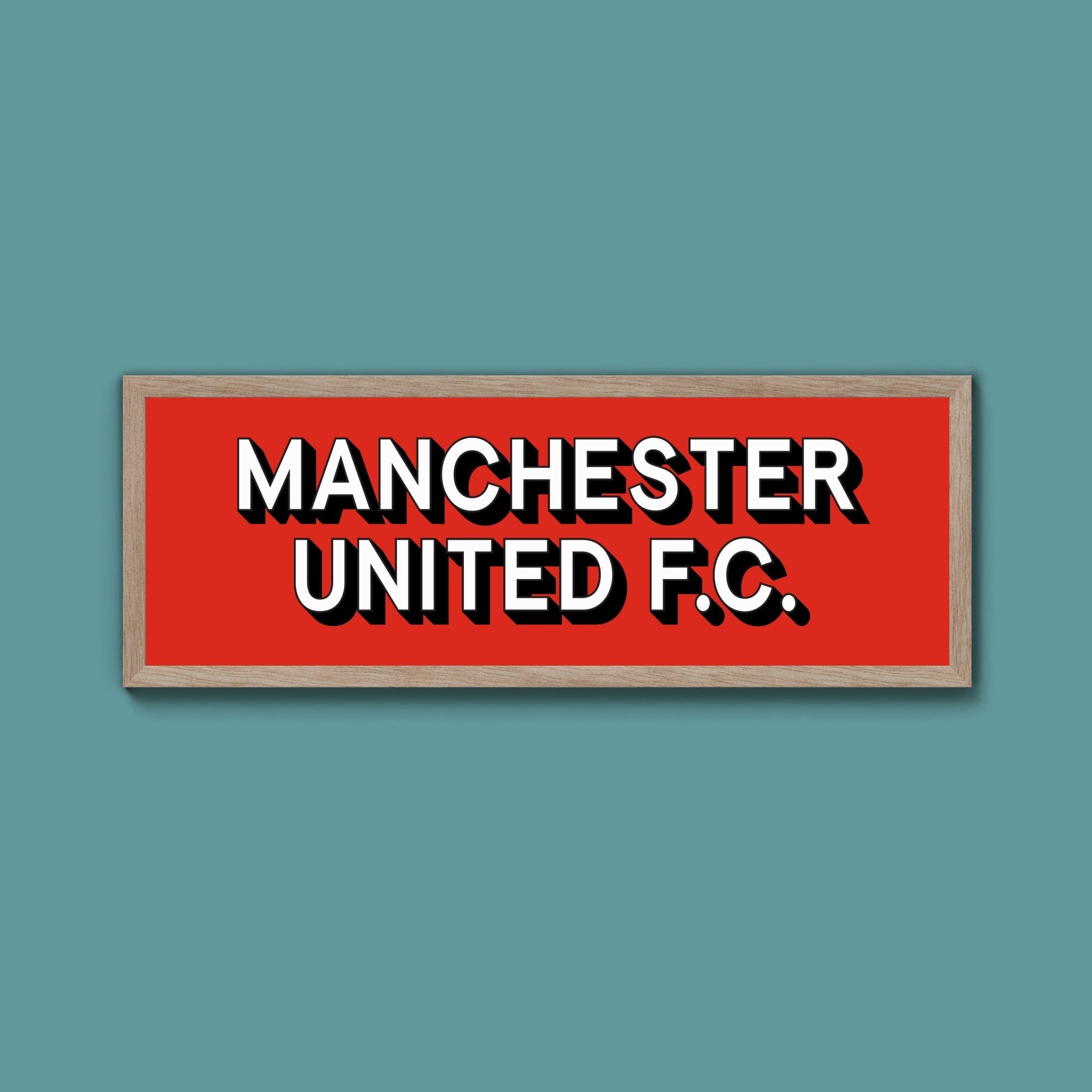 Manchester United FC Framed Print (New Style) - Above The Door