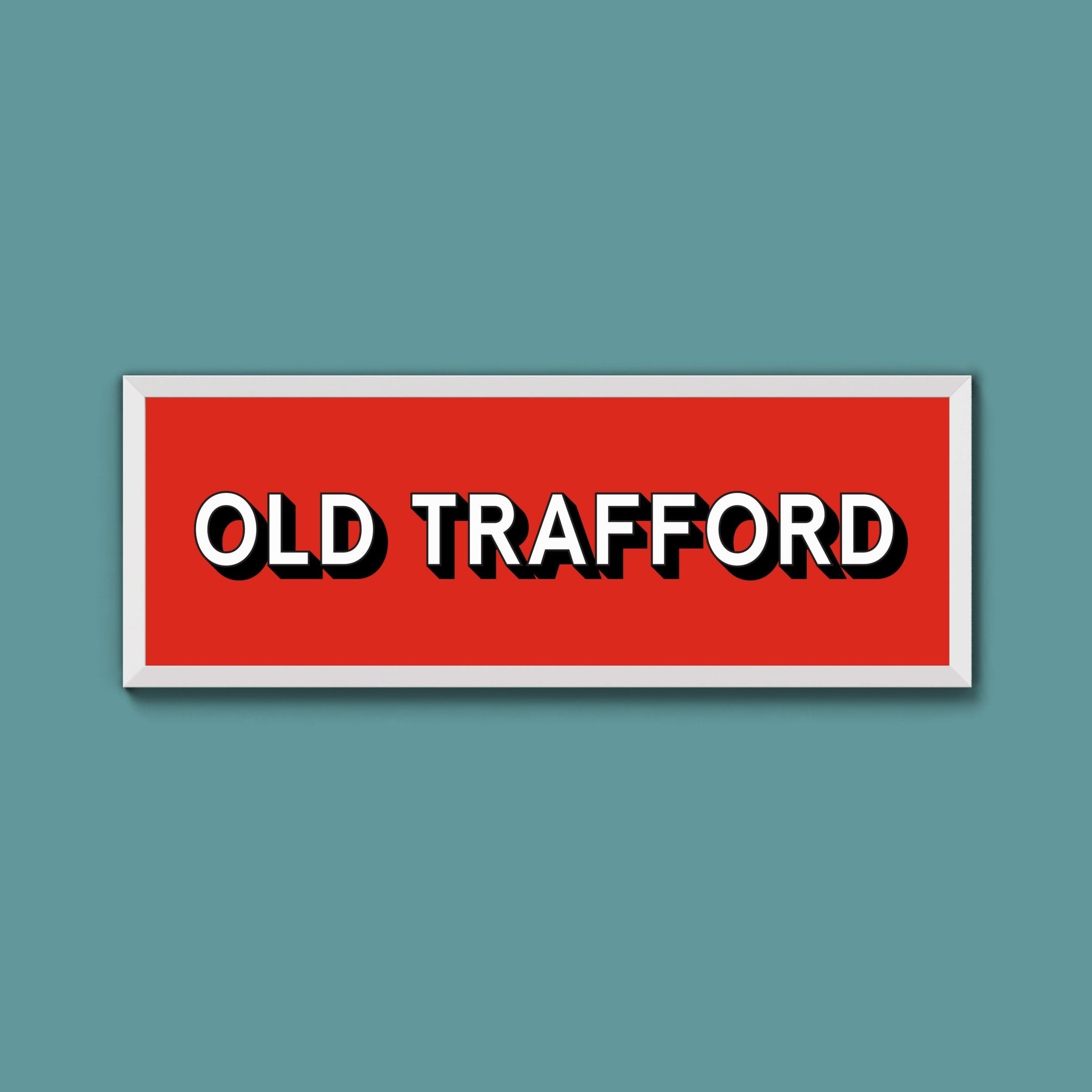 Manchester United FC Framed Print (New Style) - Above The Door