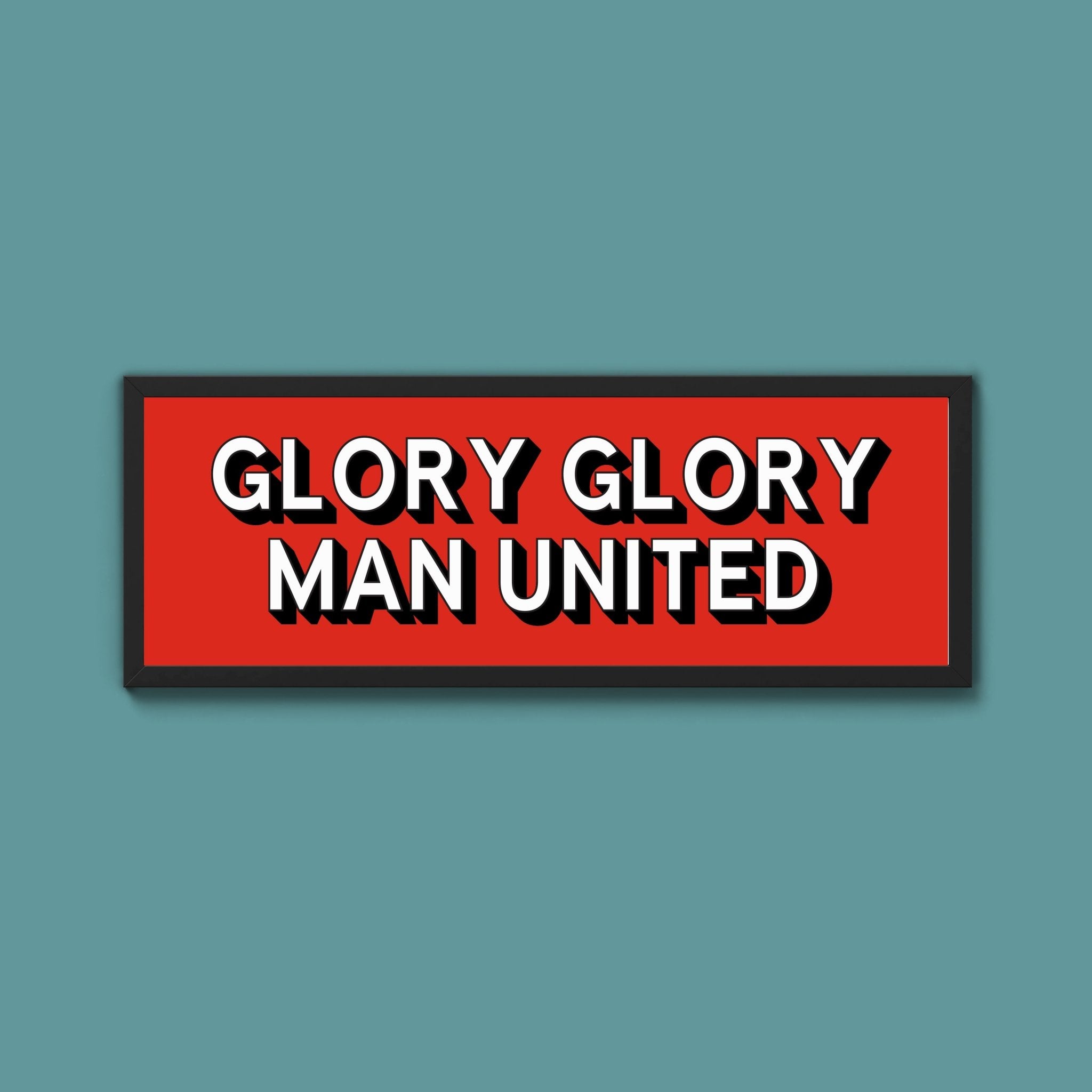 Manchester United FC Framed Print (New Style) - Above The Door