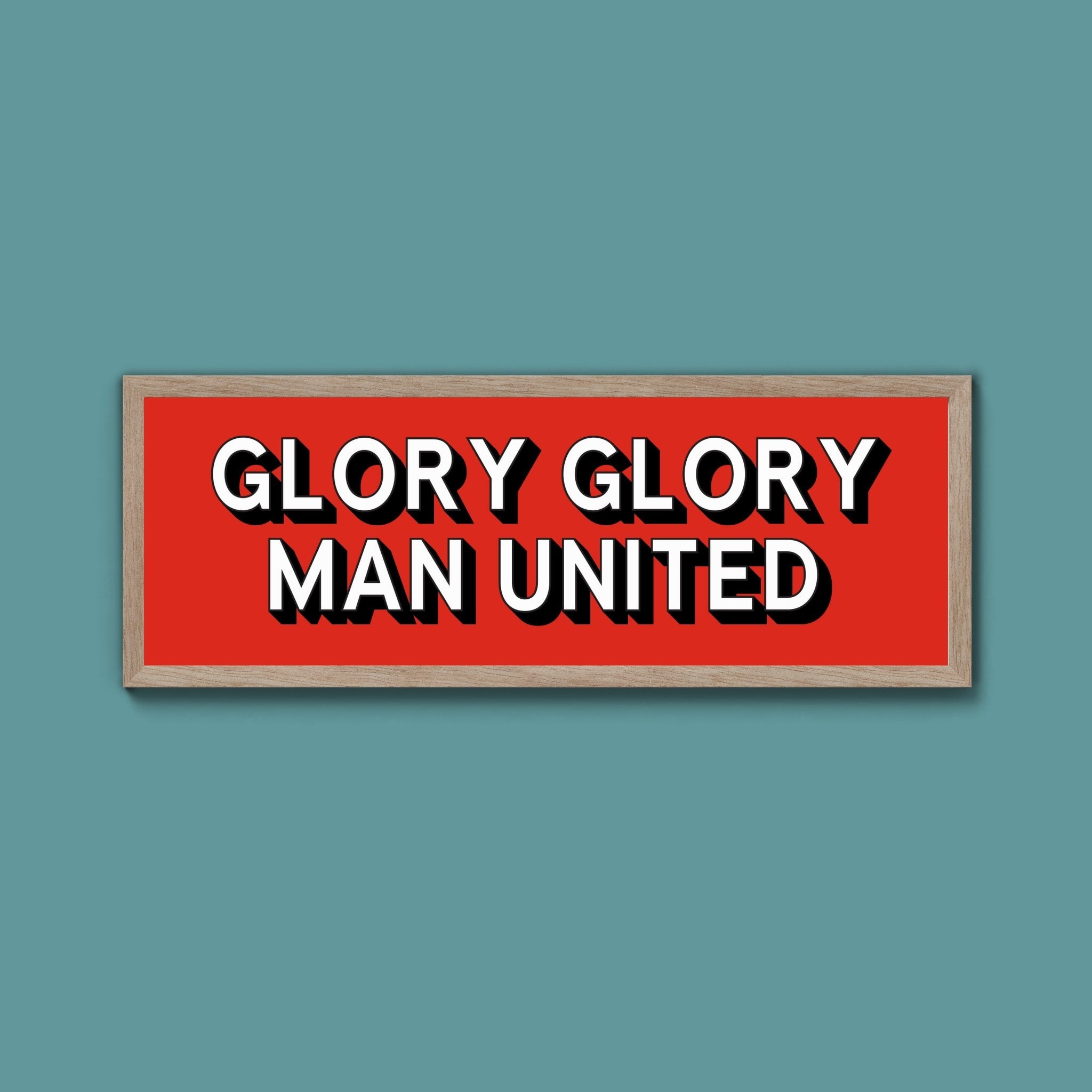 Manchester United FC Framed Print (New Style) - Above The Door