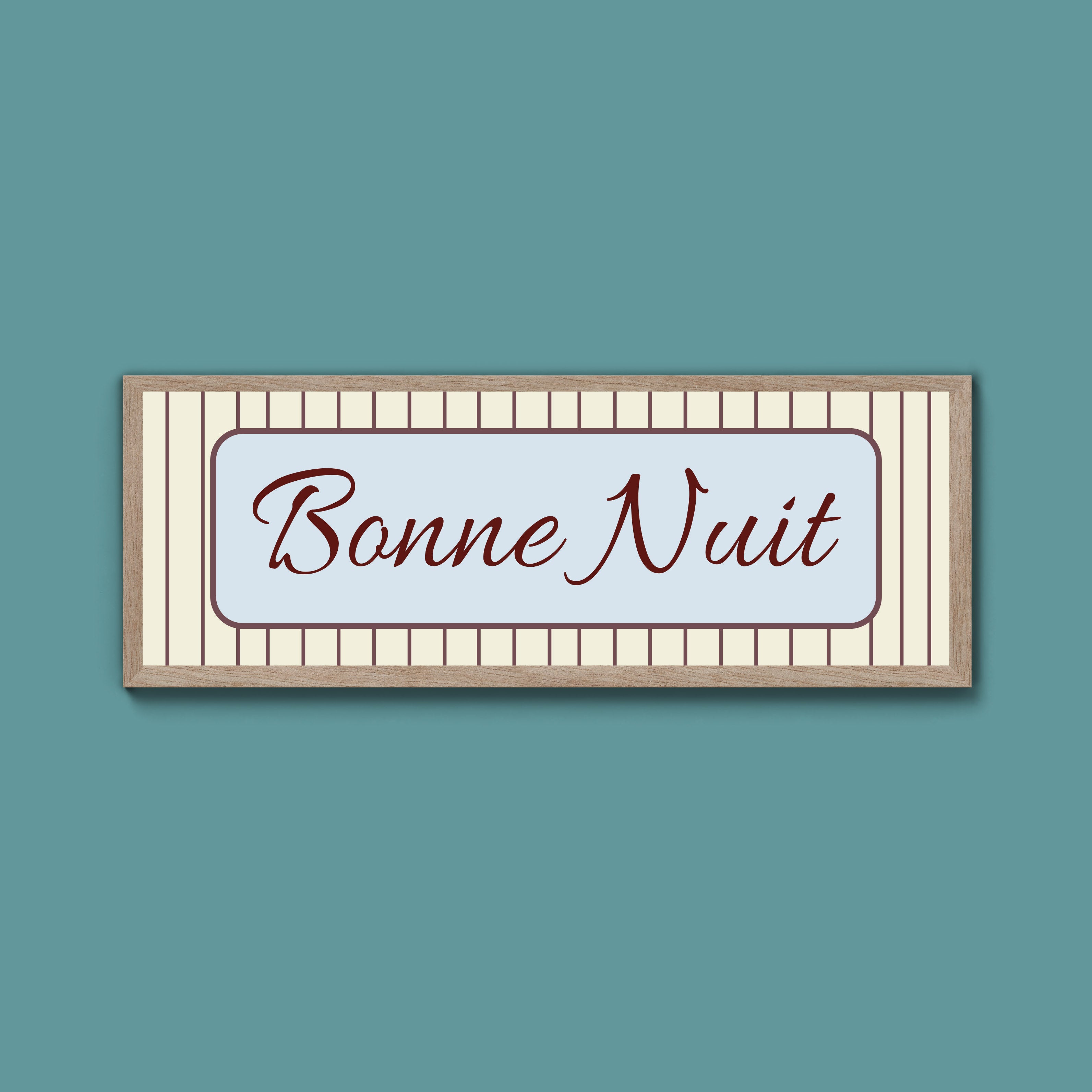 Bonne Nuit Framed Print