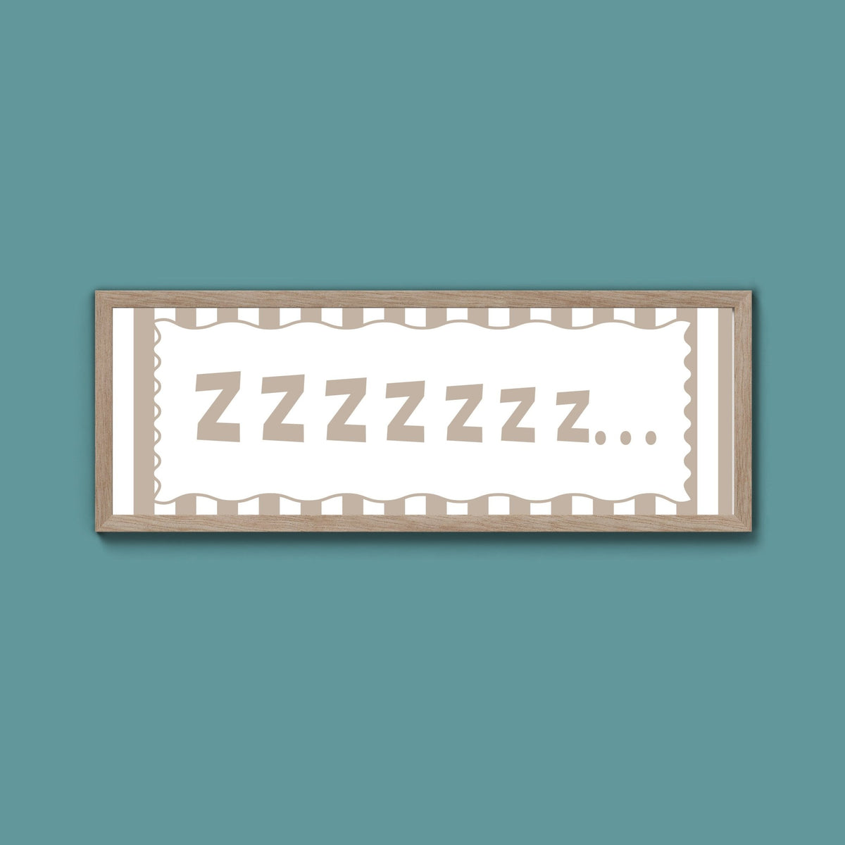 Snooze Zzzzz Framed Print - Above The Door