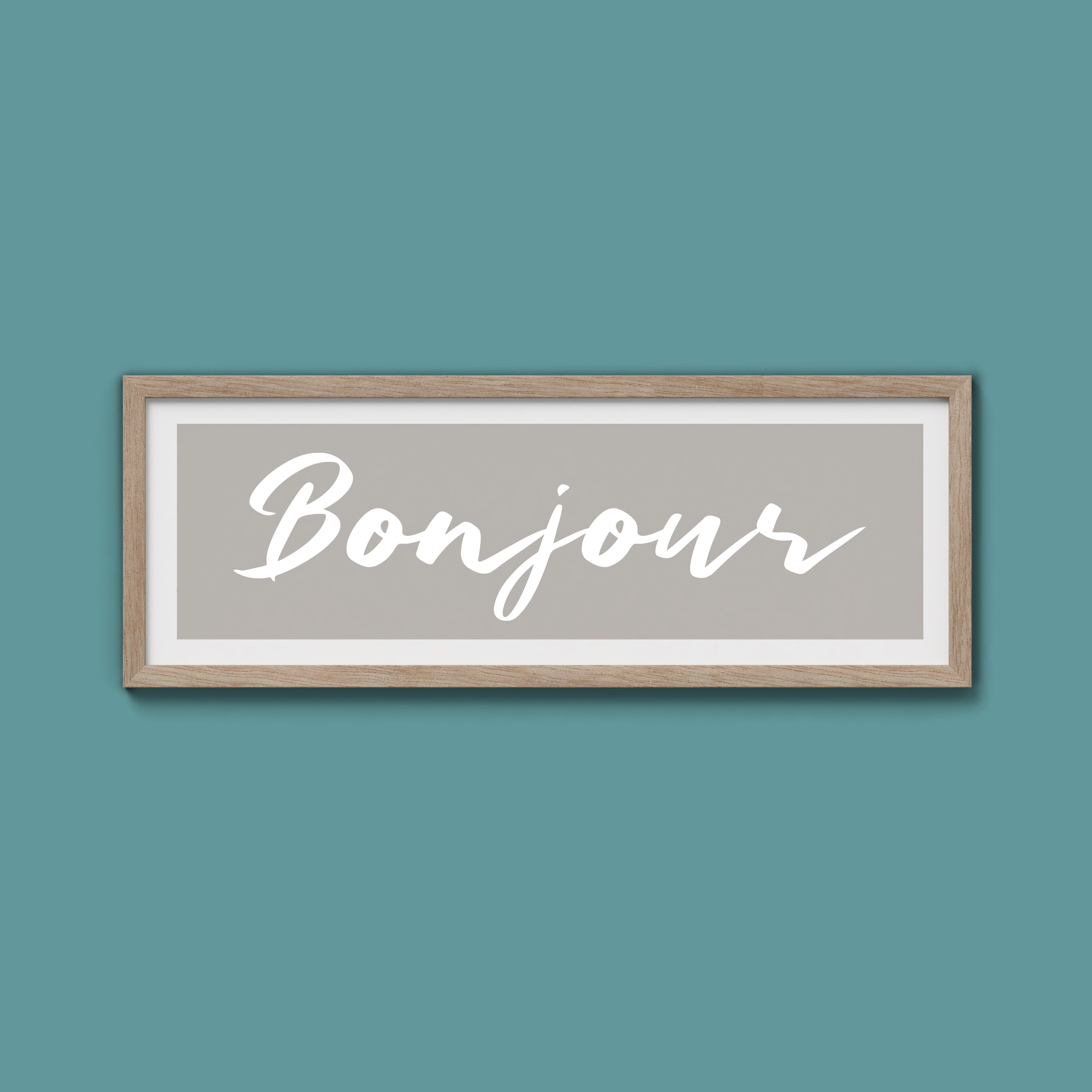 Bonjour Framed Print