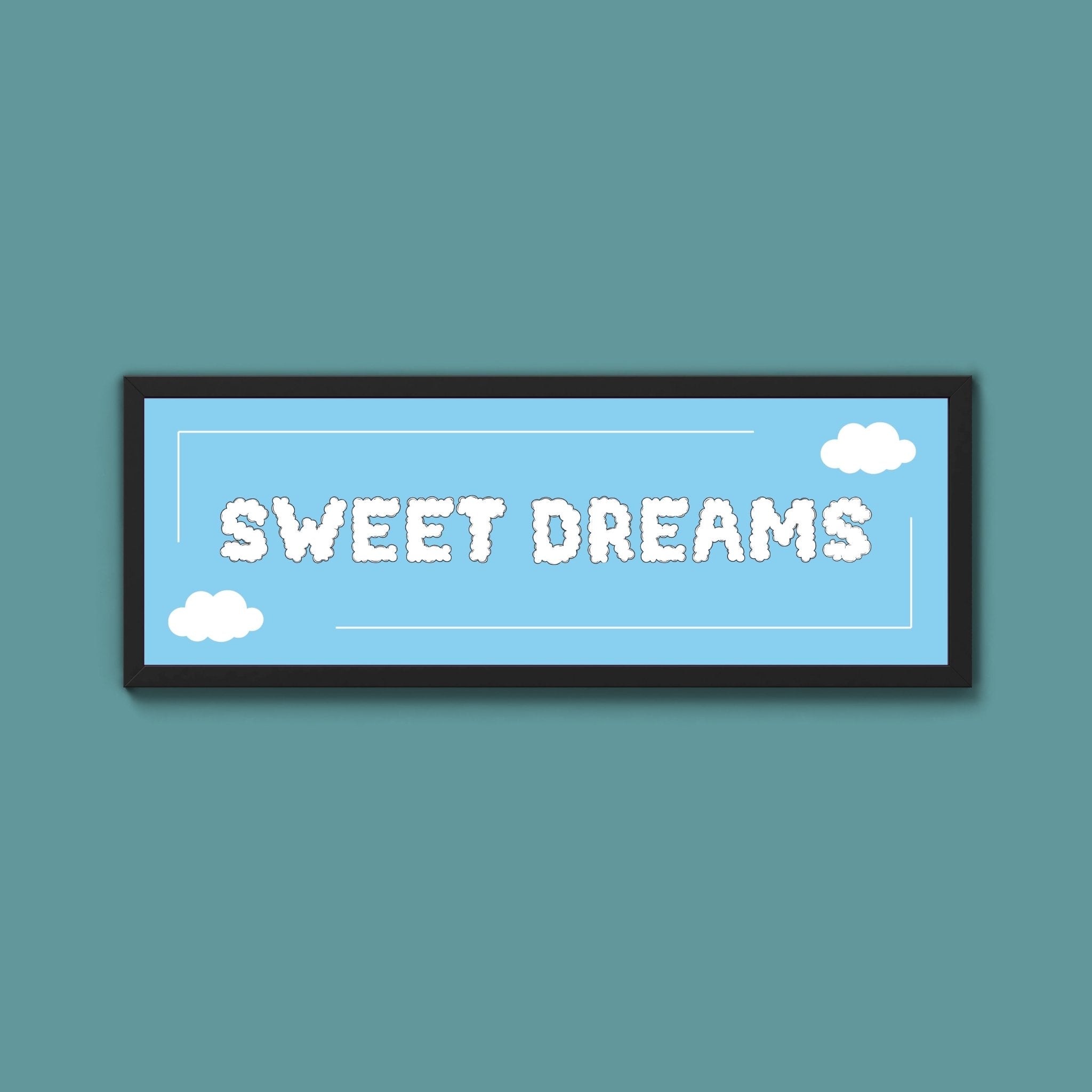 Sweet Dreams Framed Print (New Style) - Above The Door