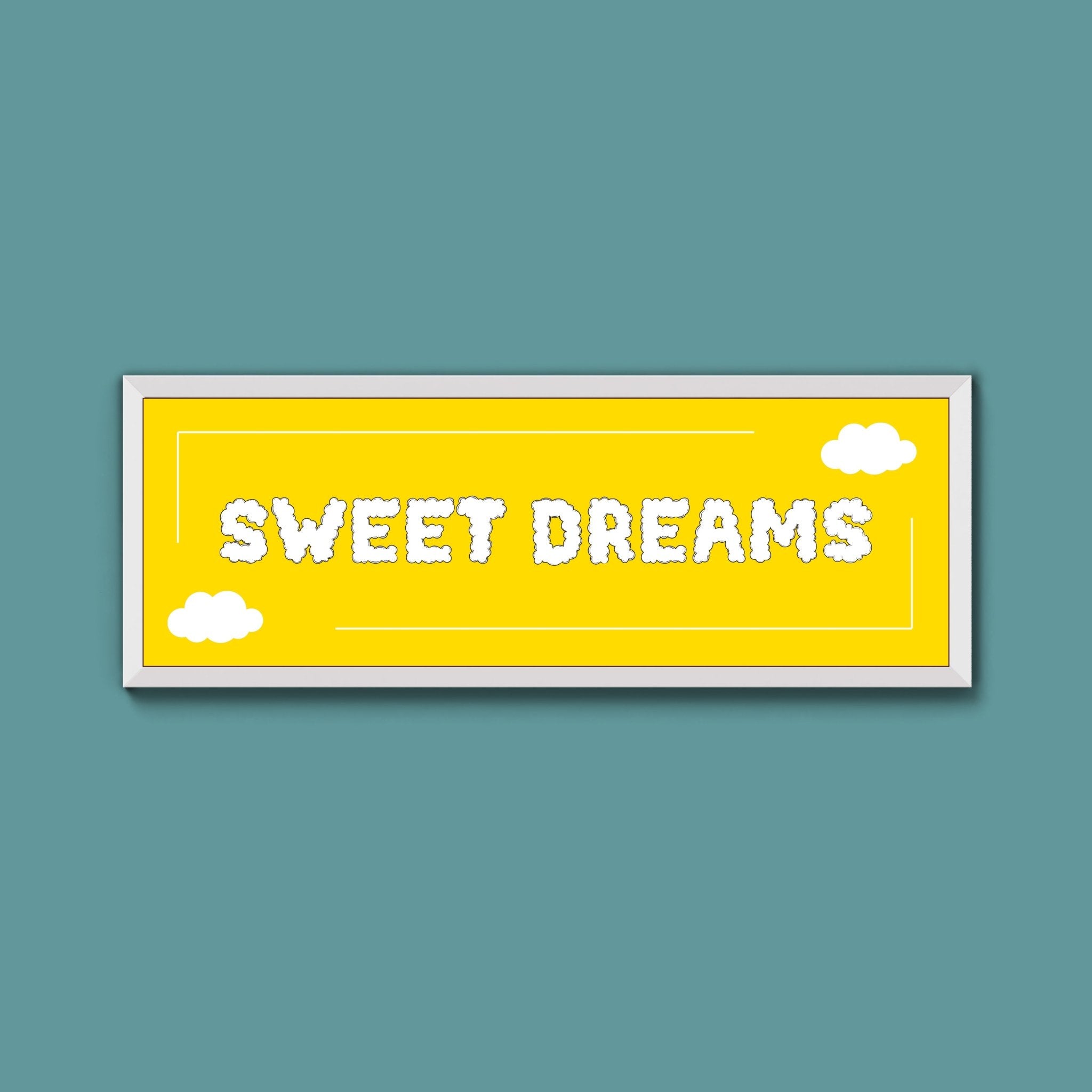 Sweet Dreams Framed Print (New Style) - Above The Door