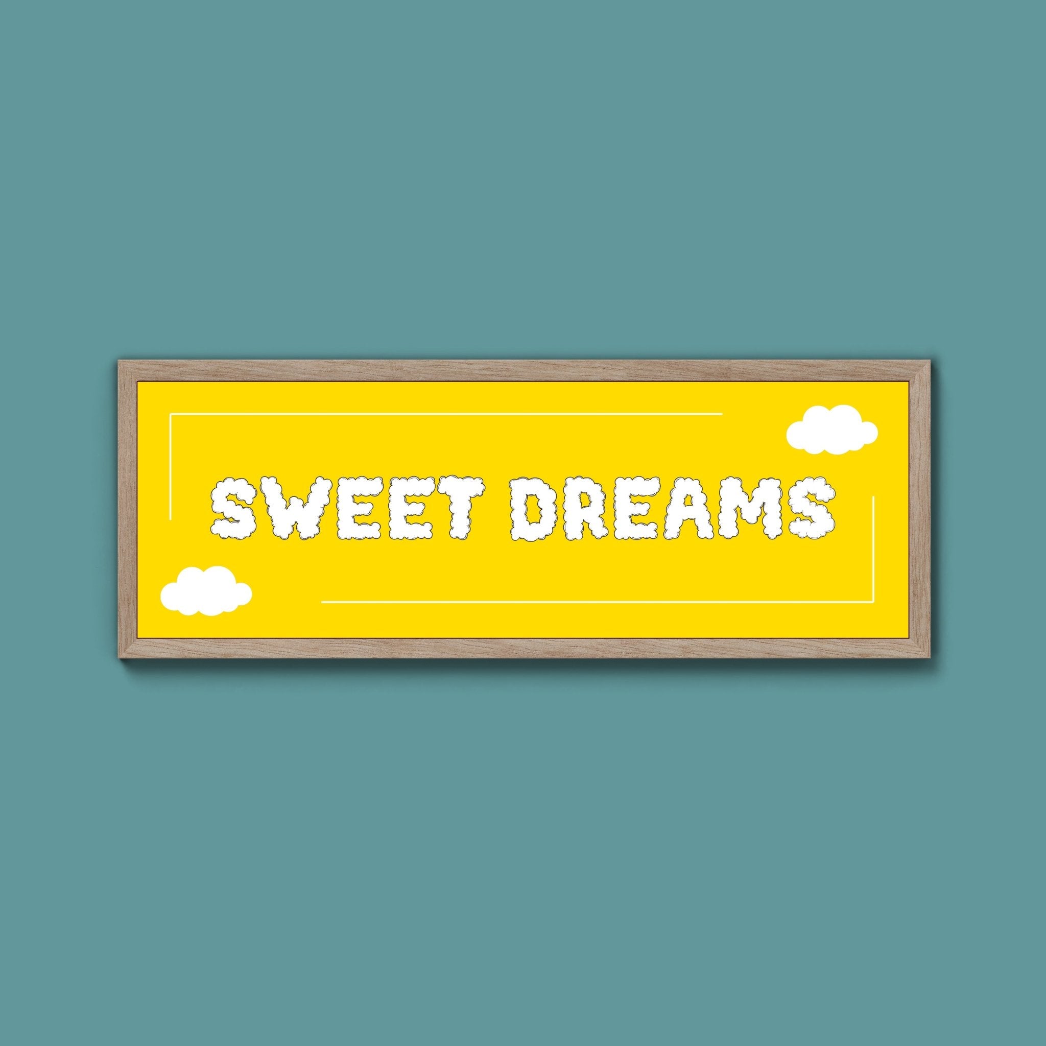 Sweet Dreams Framed Print (New Style) - Above The Door