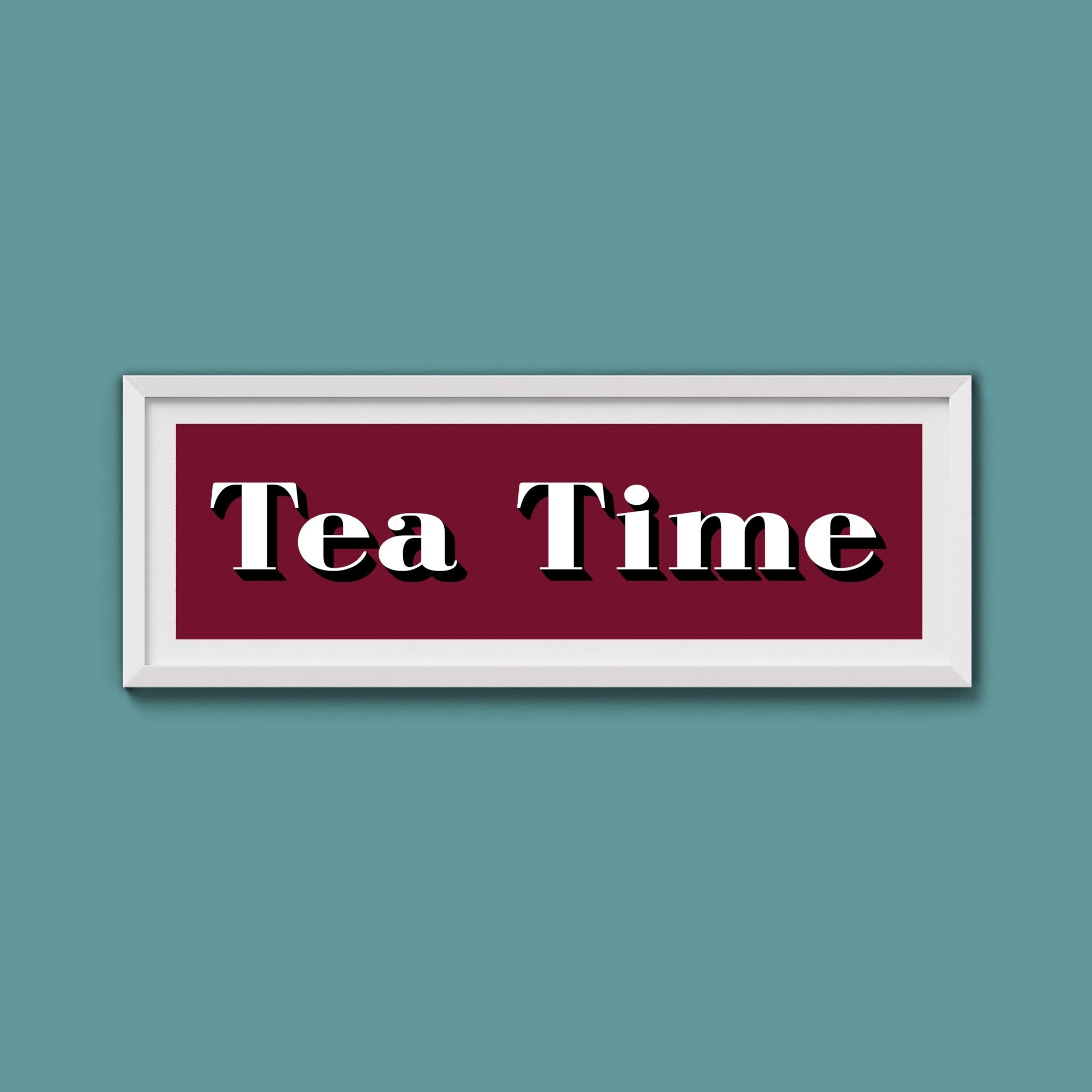 Tea Time Print - Above The Door
