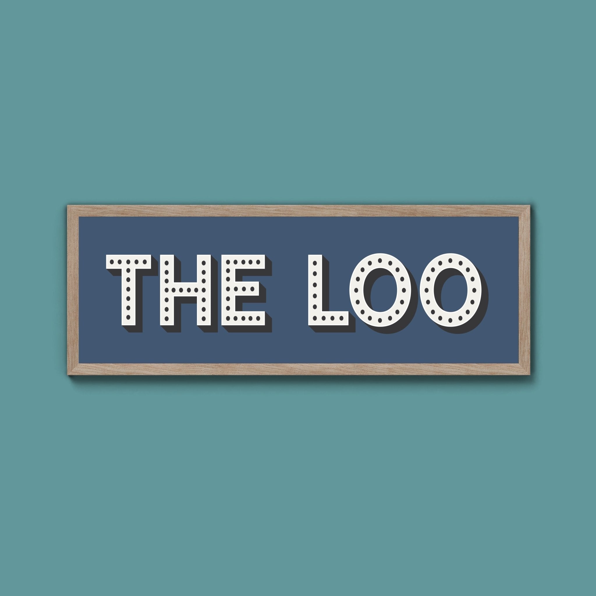 The Loo Framed Print (New Style) - Above The Door