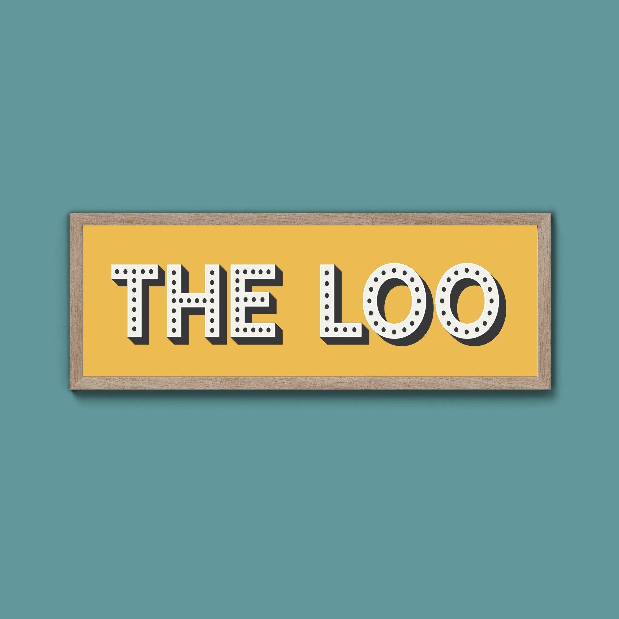 The Loo Framed Print (New Style) - Above The Door