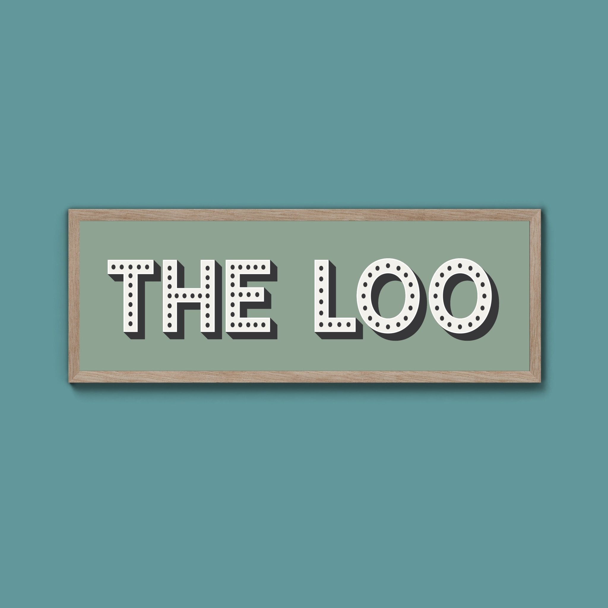 The Loo Framed Print (New Style) - Above The Door