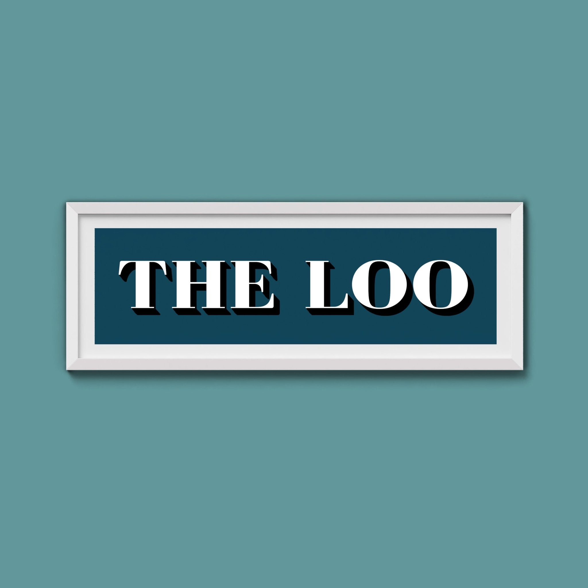 The Loo Print - Above The Door