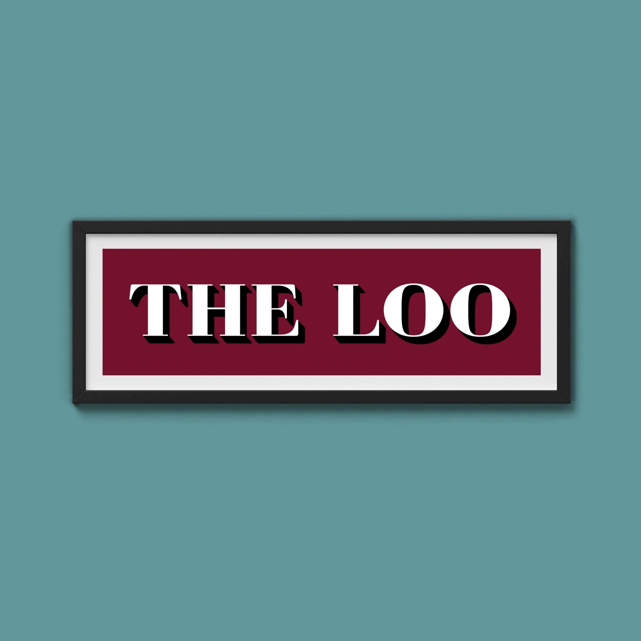 The Loo Print - Above The Door