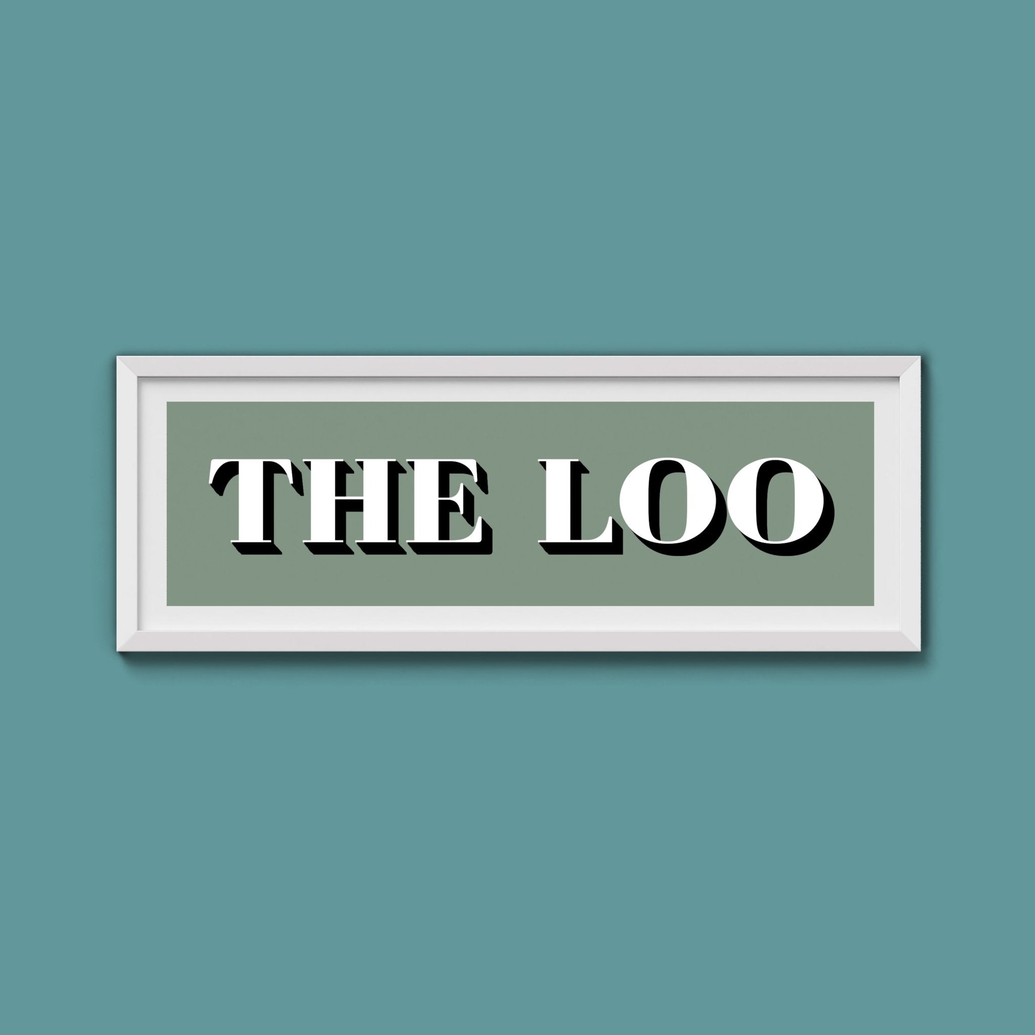 The Loo Print - Above The Door