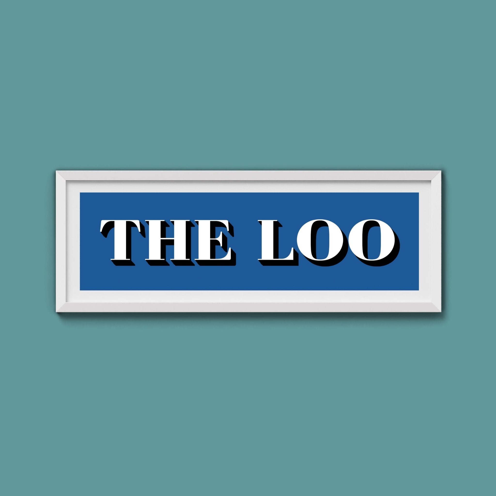 The Loo Print - Above The Door