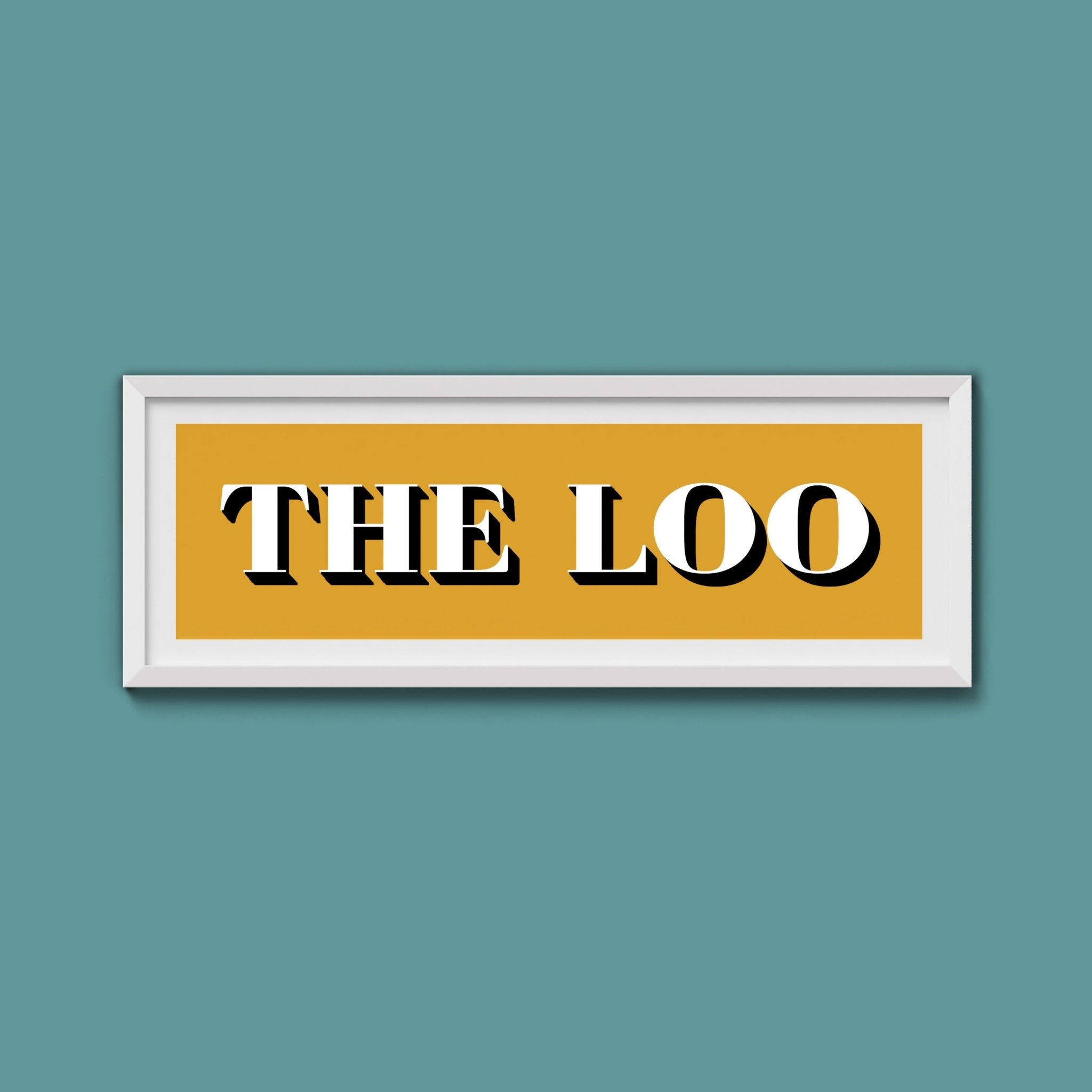 The Loo Print - Above The Door