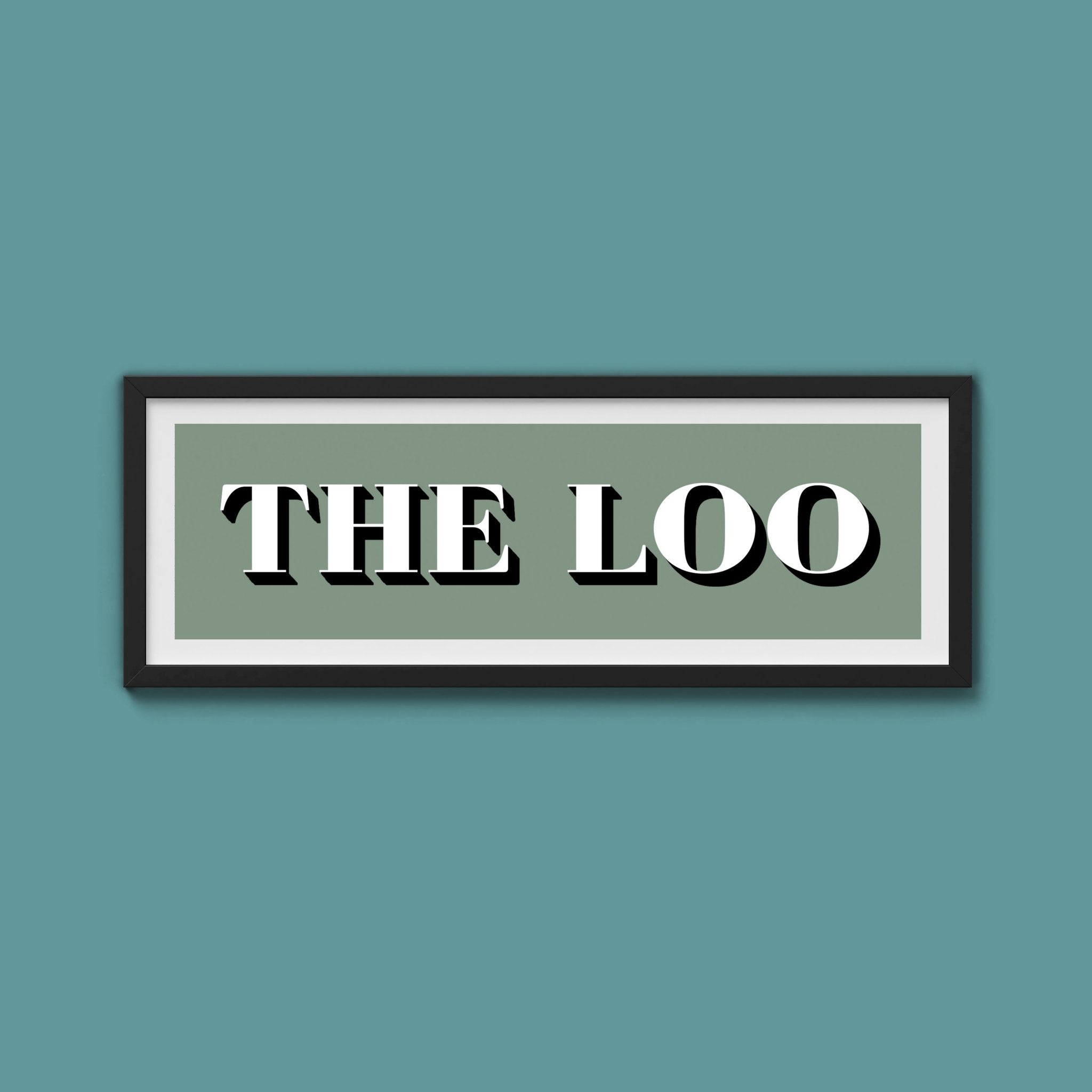 The Loo Print - Above The Door
