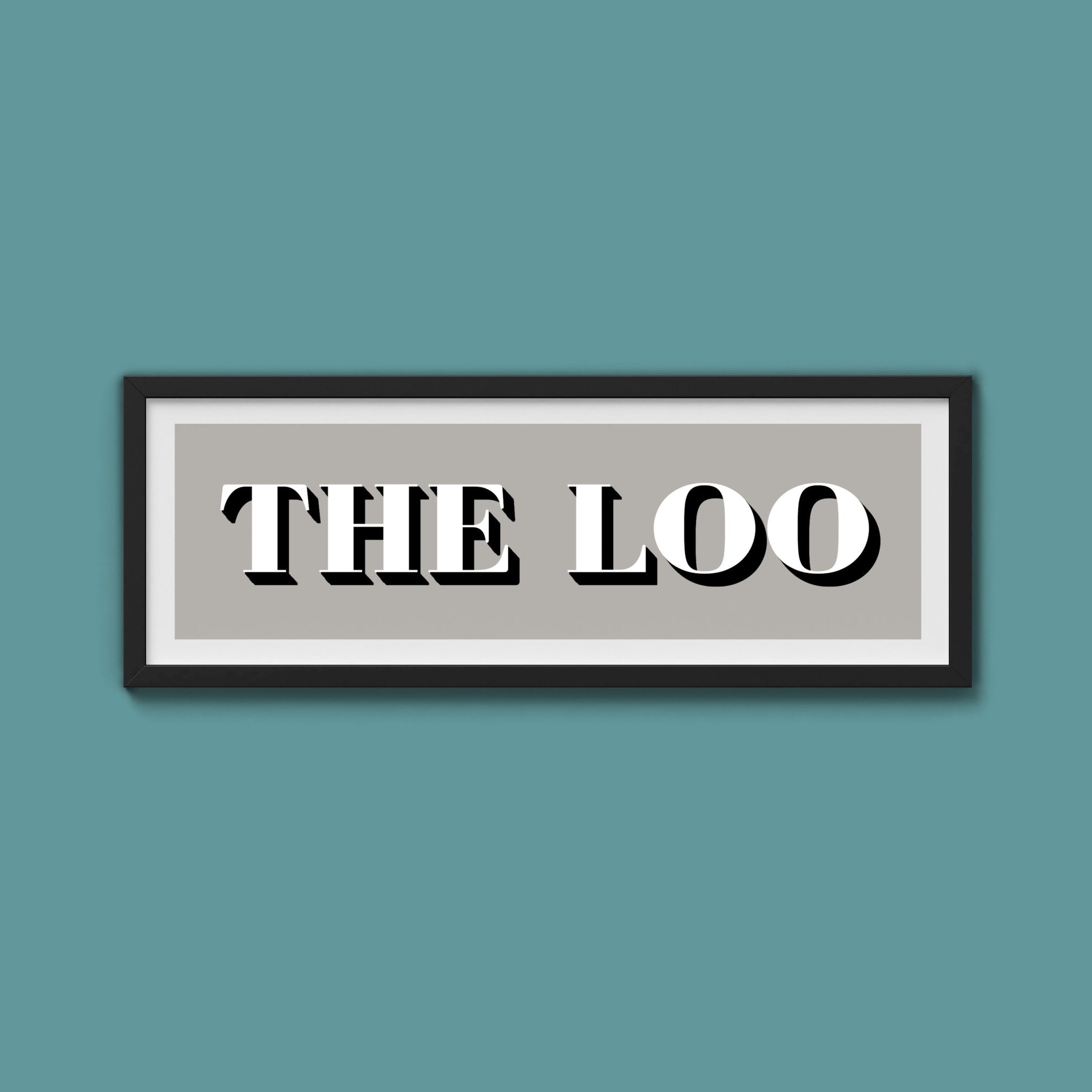 The Loo Print - Above The Door