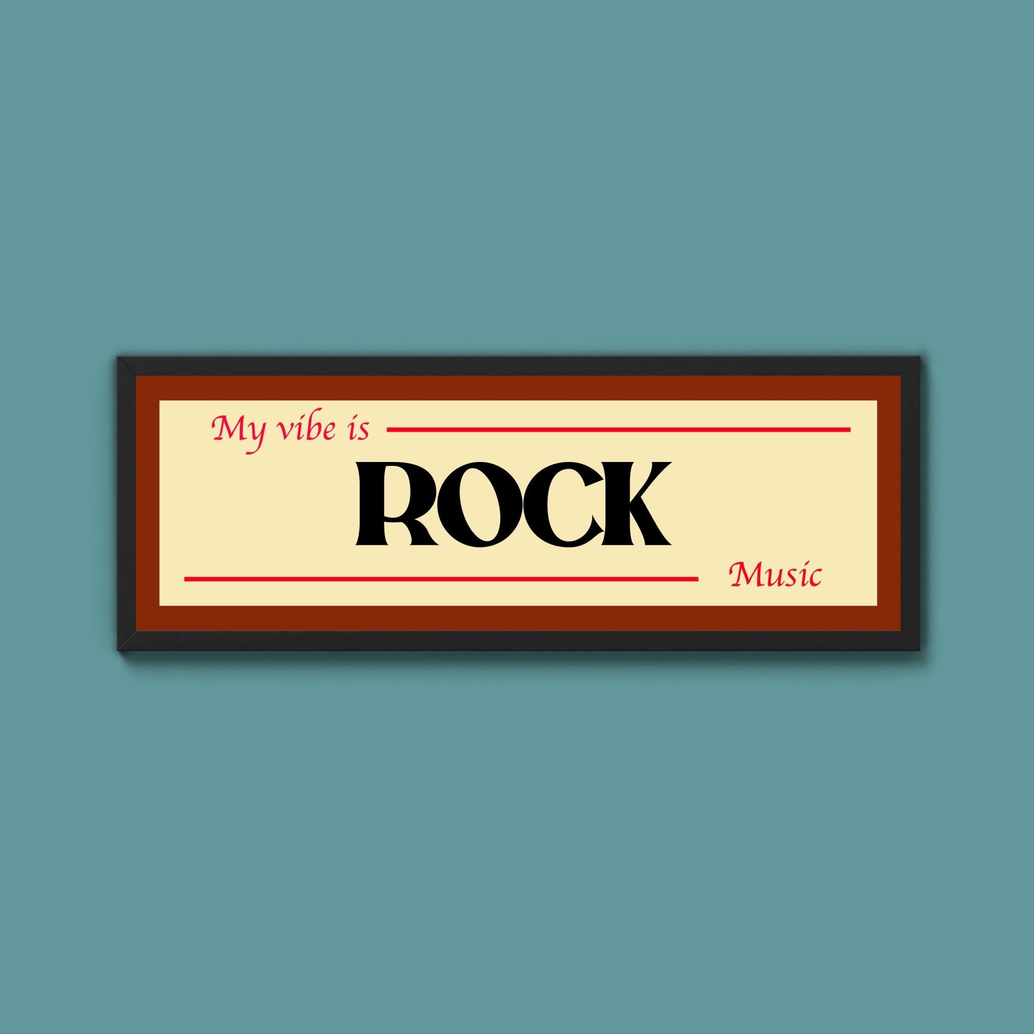 Throwback Is My Vibe Framed Print - Above The Door