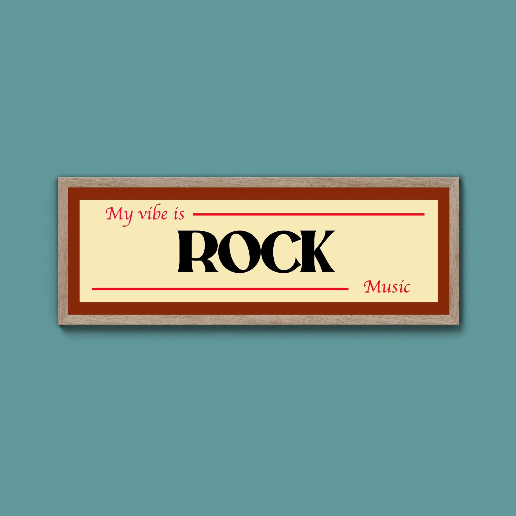Throwback Is My Vibe Framed Print - Above The Door