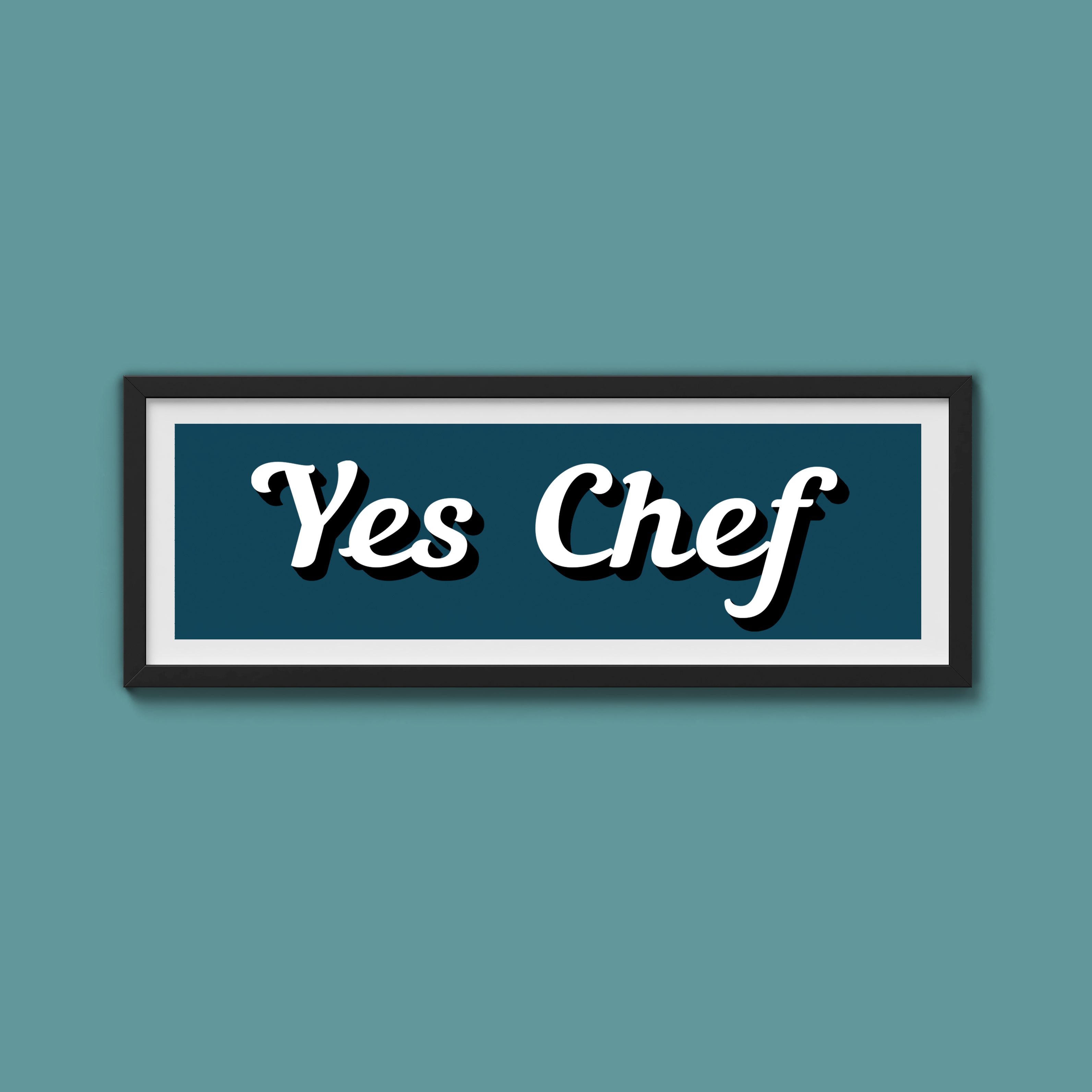 Yes Chef Framed Print