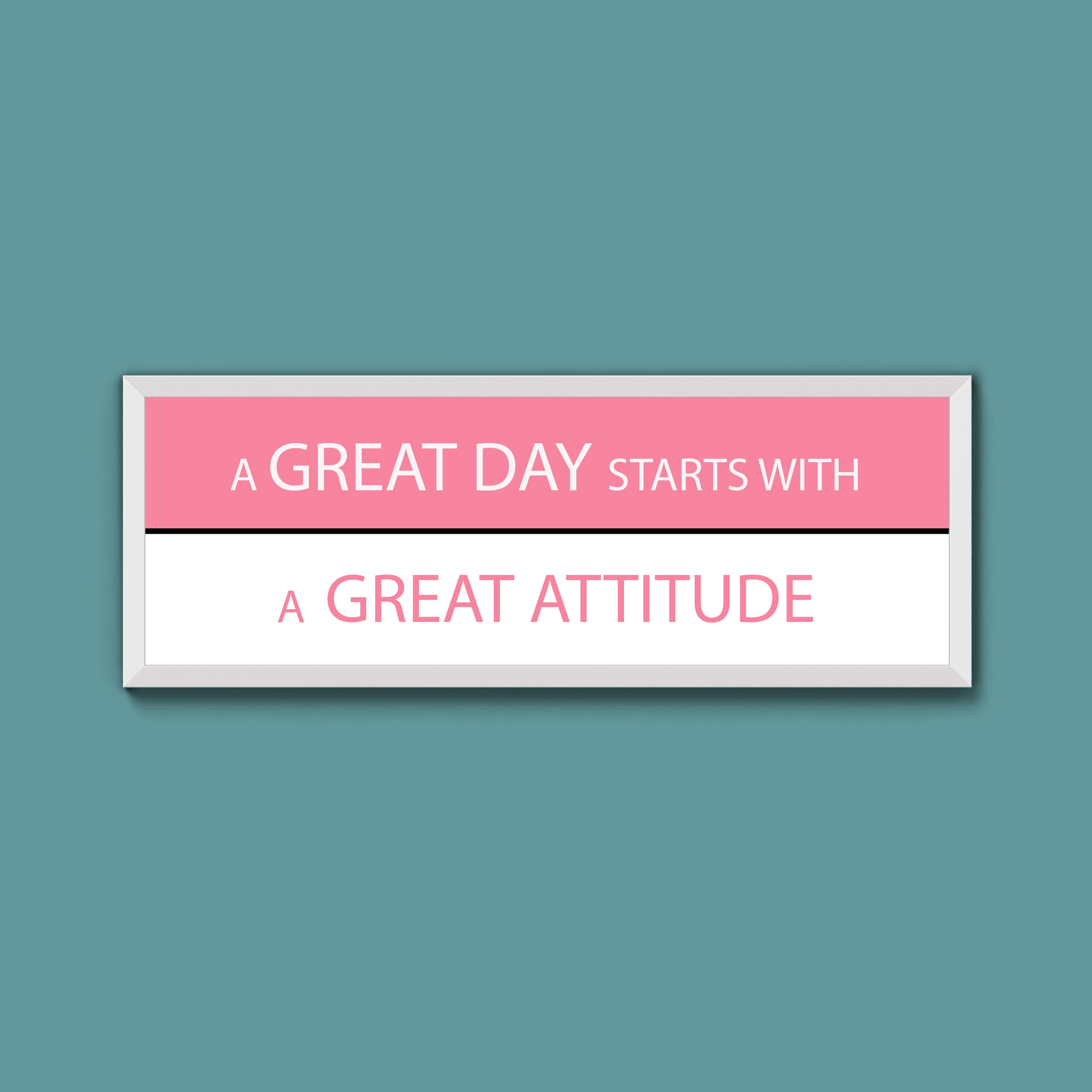 Negative And Positive Framed Print