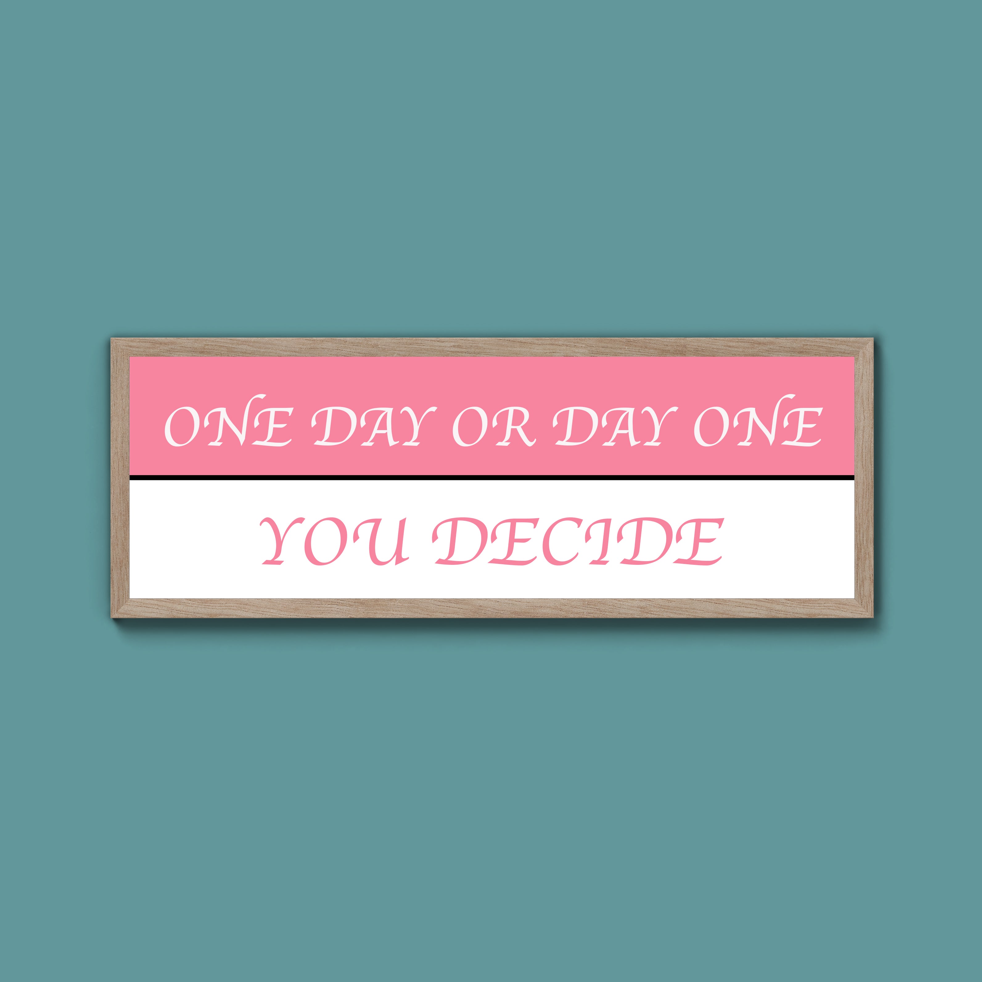 Negative And Positive Framed Print