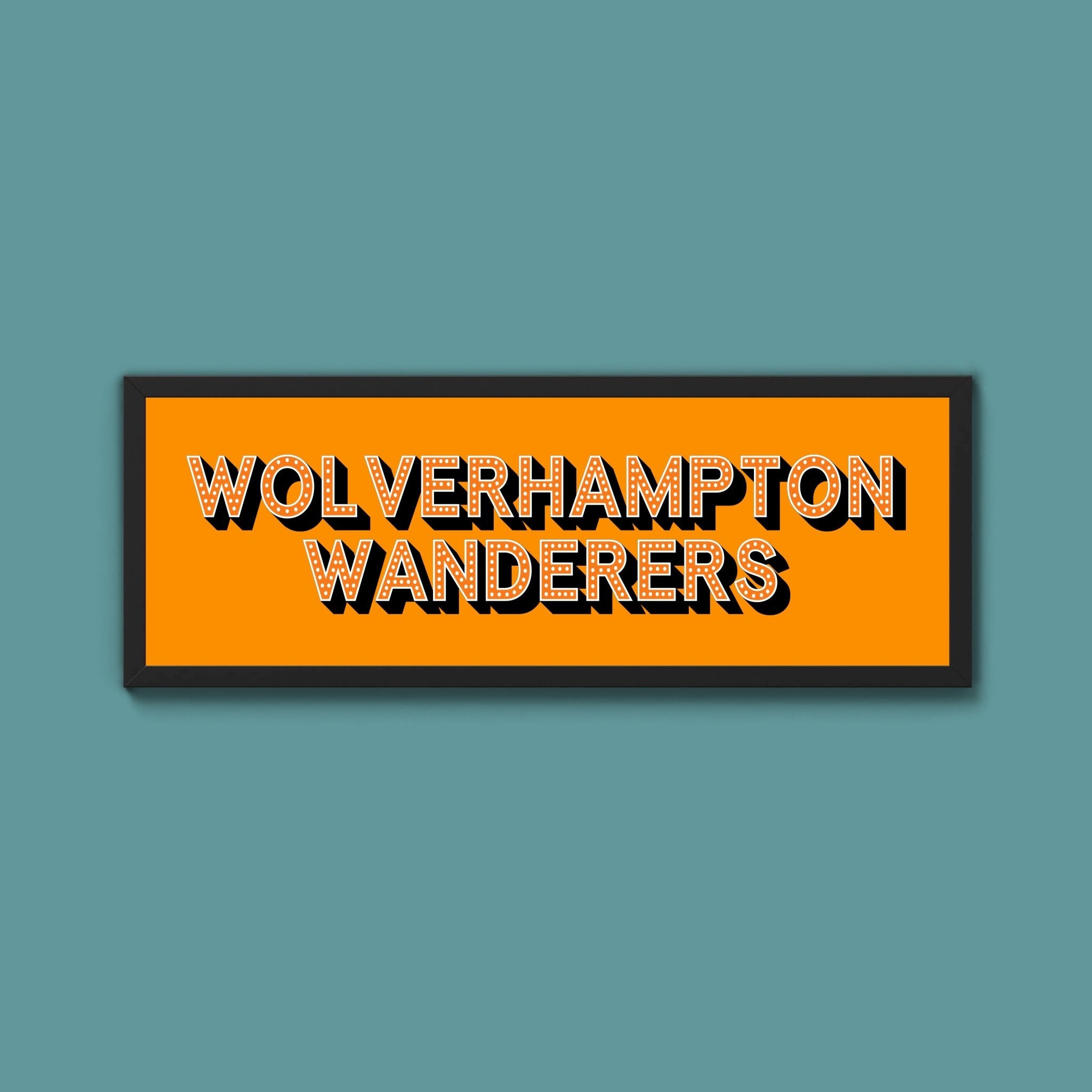 Wolverhampton Wanders FC Framed Print (New Style) - Above The Door