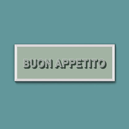Buon Appetito Framed Print (New Style)