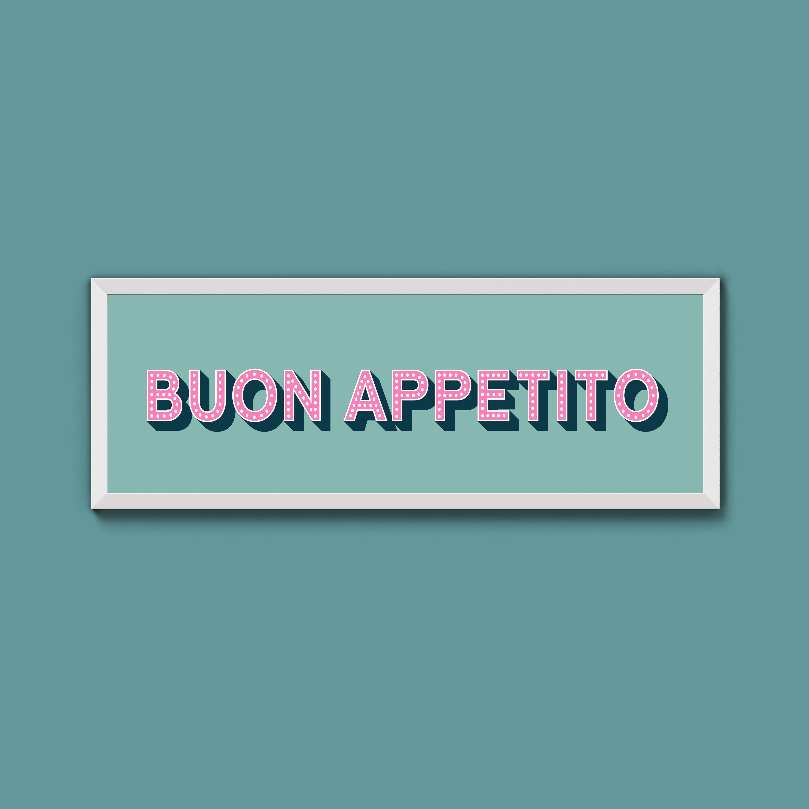 Buon Appetito Framed Print (New Style)