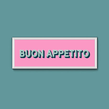 Buon Appetito Framed Print (New Style)