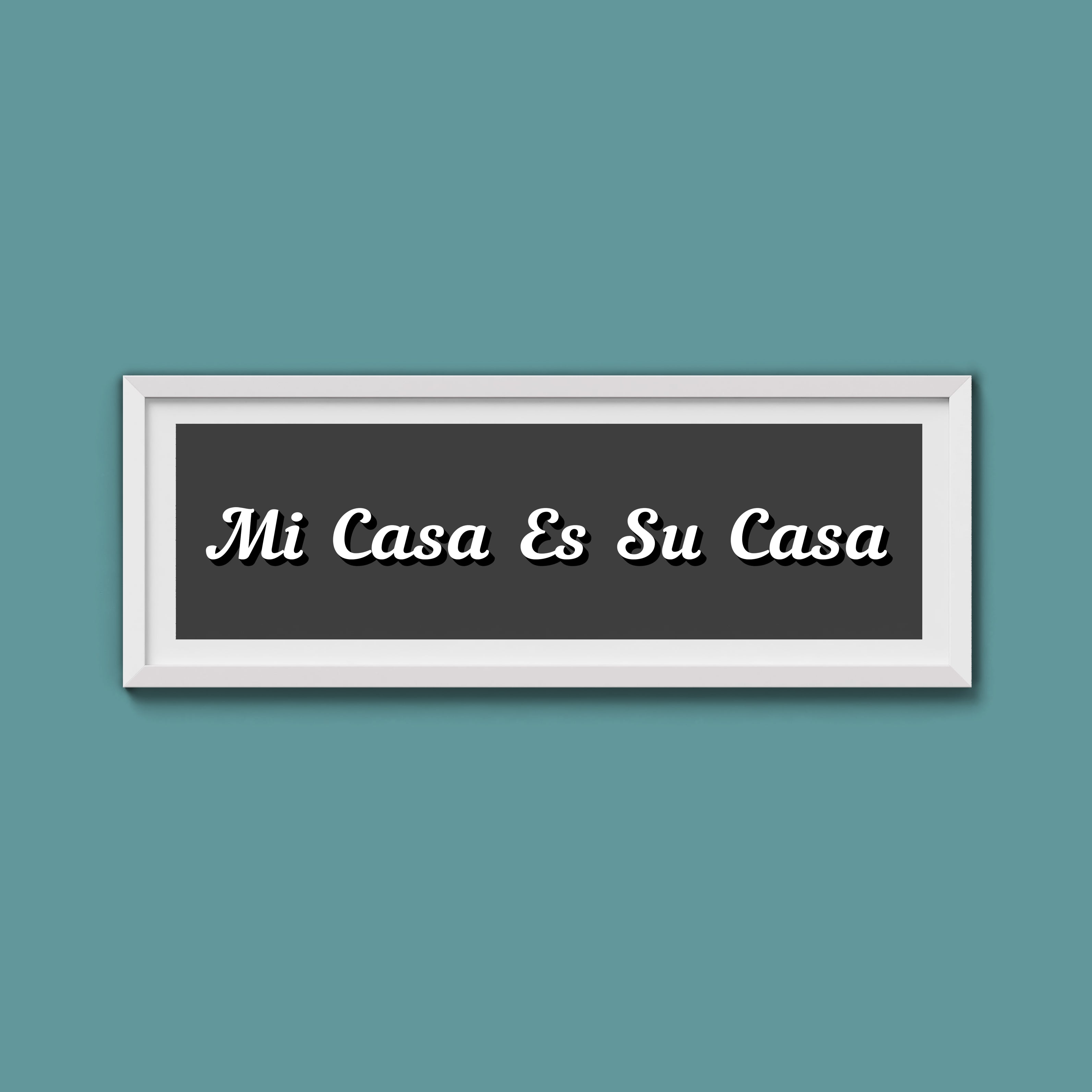 Mi Casa Es Su Casa Framed Print