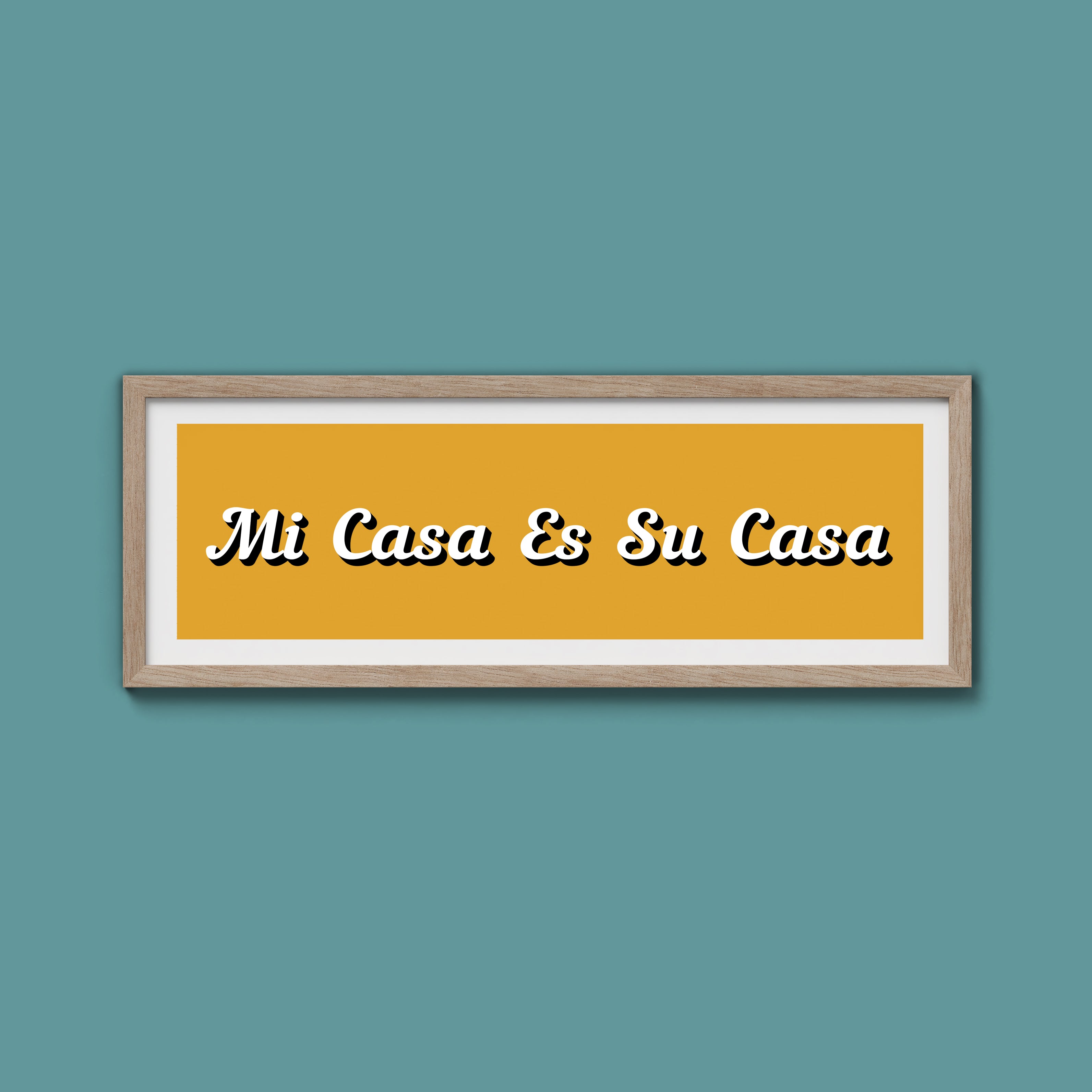 Mi Casa Es Su Casa Framed Print