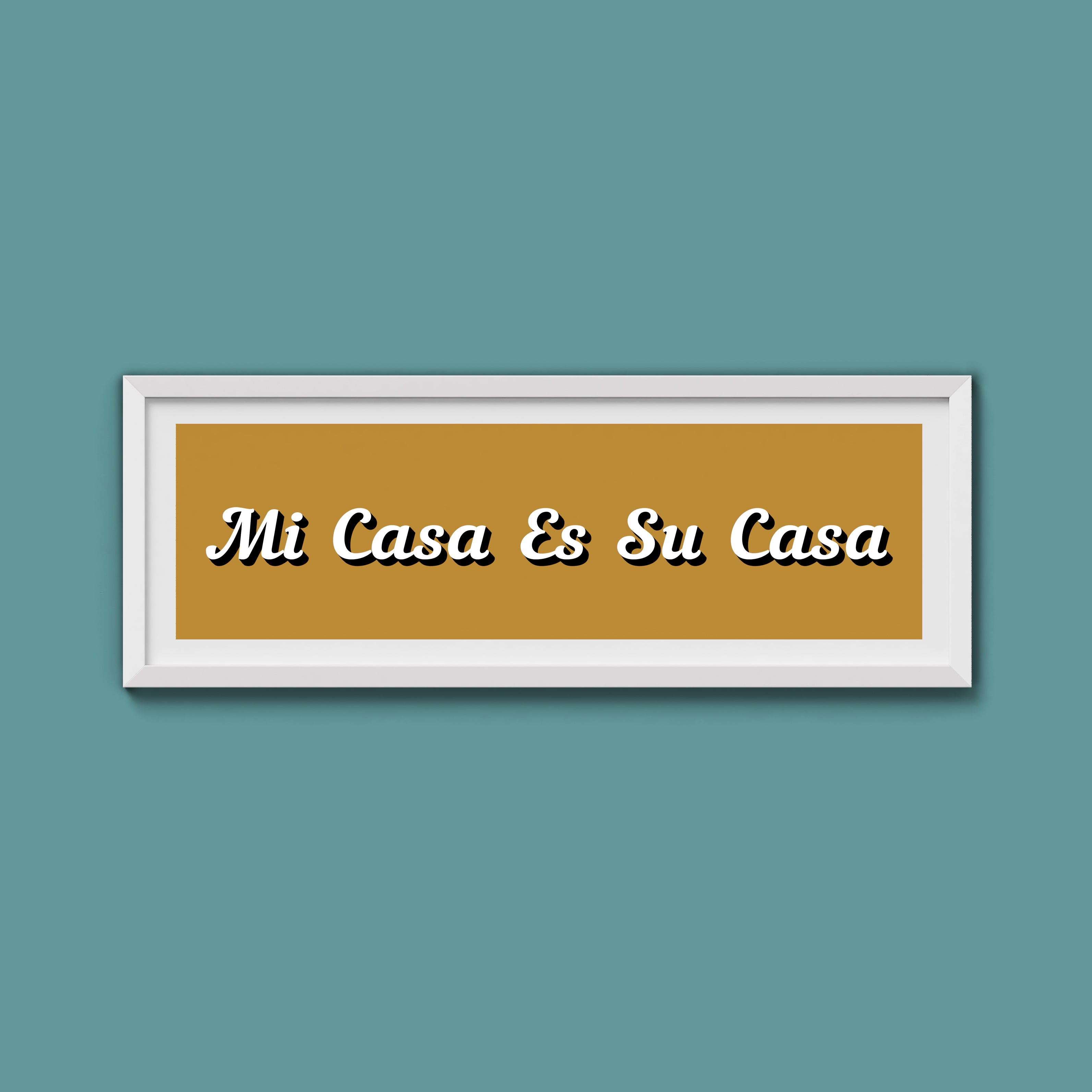 Mi Casa Es Su Casa Framed Print