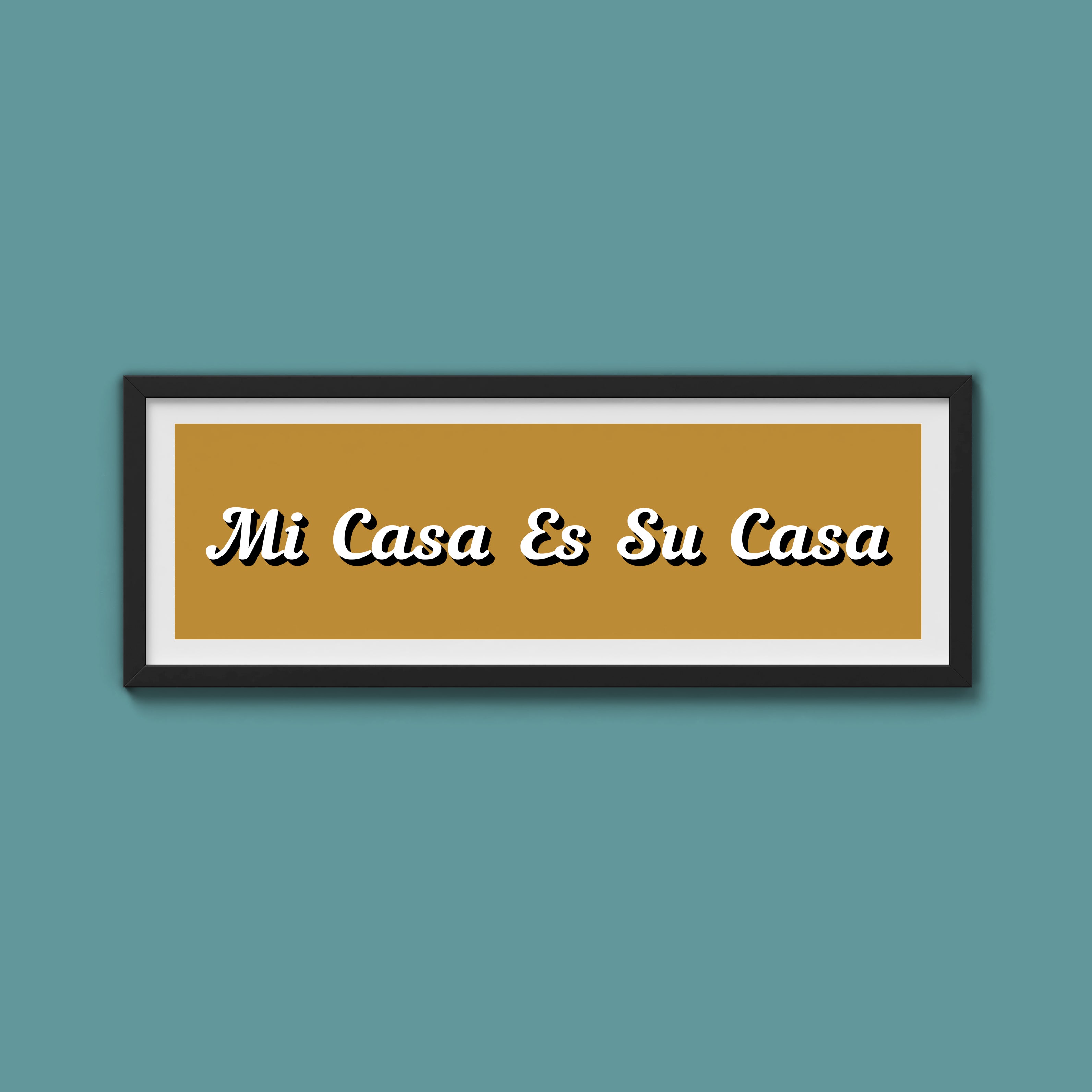 Mi Casa Es Su Casa Framed Print