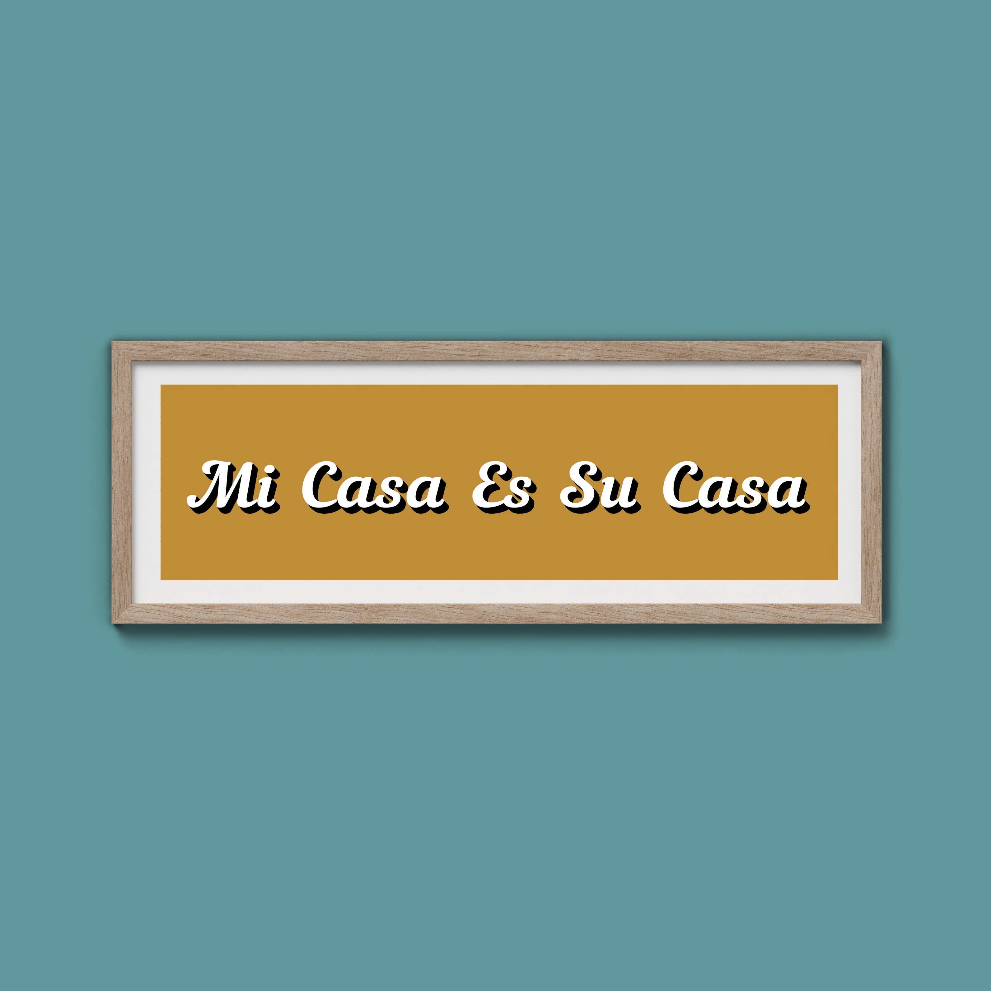Mi Casa Es Su Casa Framed Print
