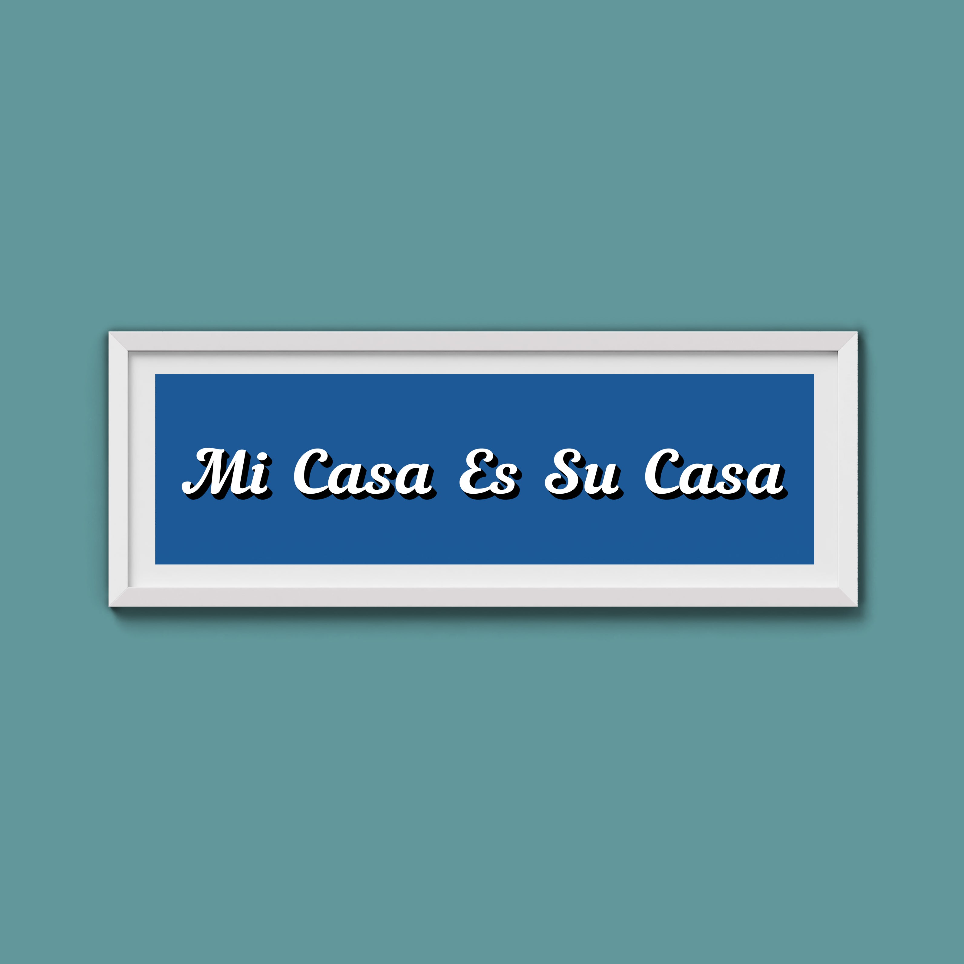 Mi Casa Es Su Casa Framed Print
