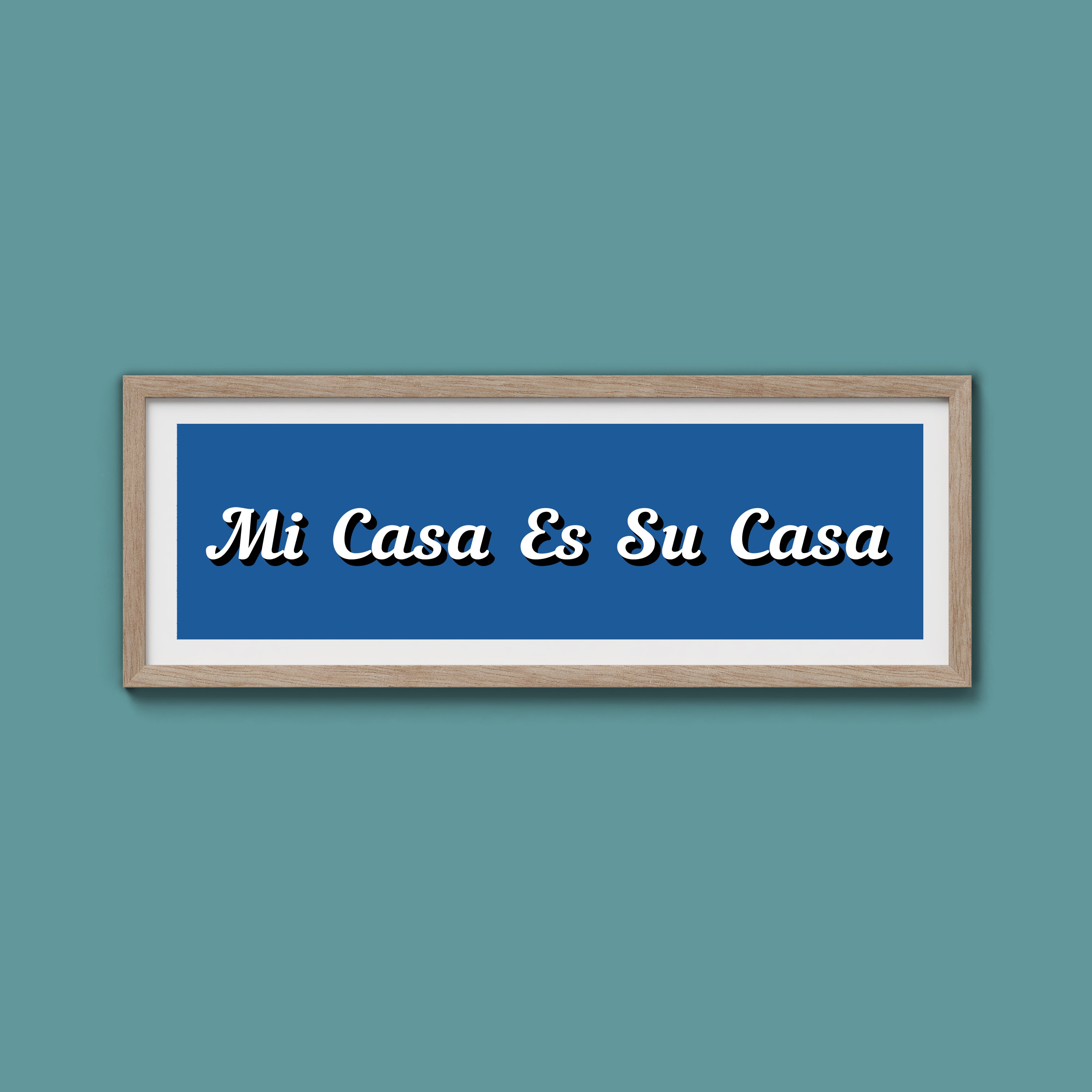 Mi Casa Es Su Casa Framed Print